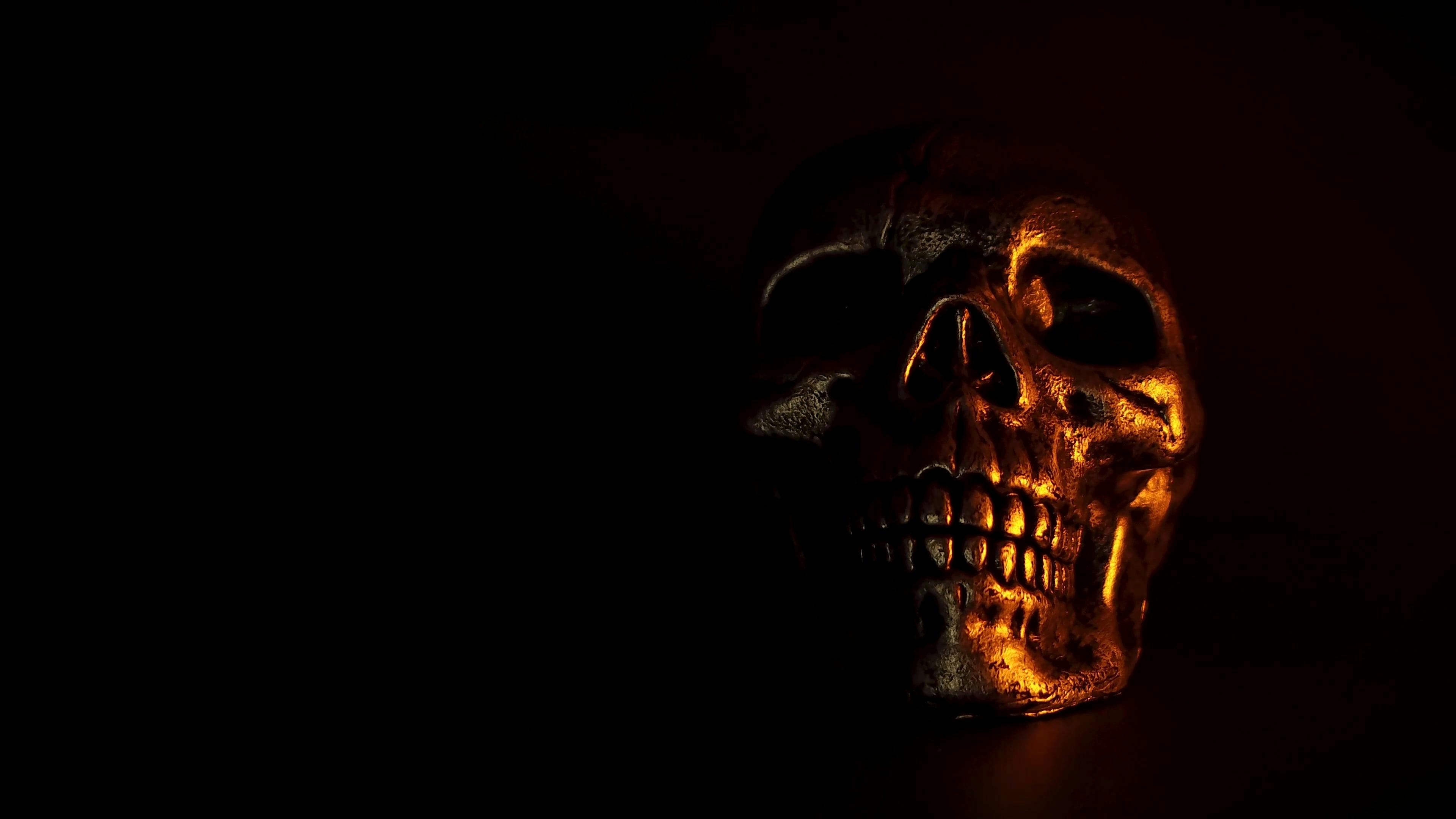 3840x2160 Skull Free Stock Video Footage