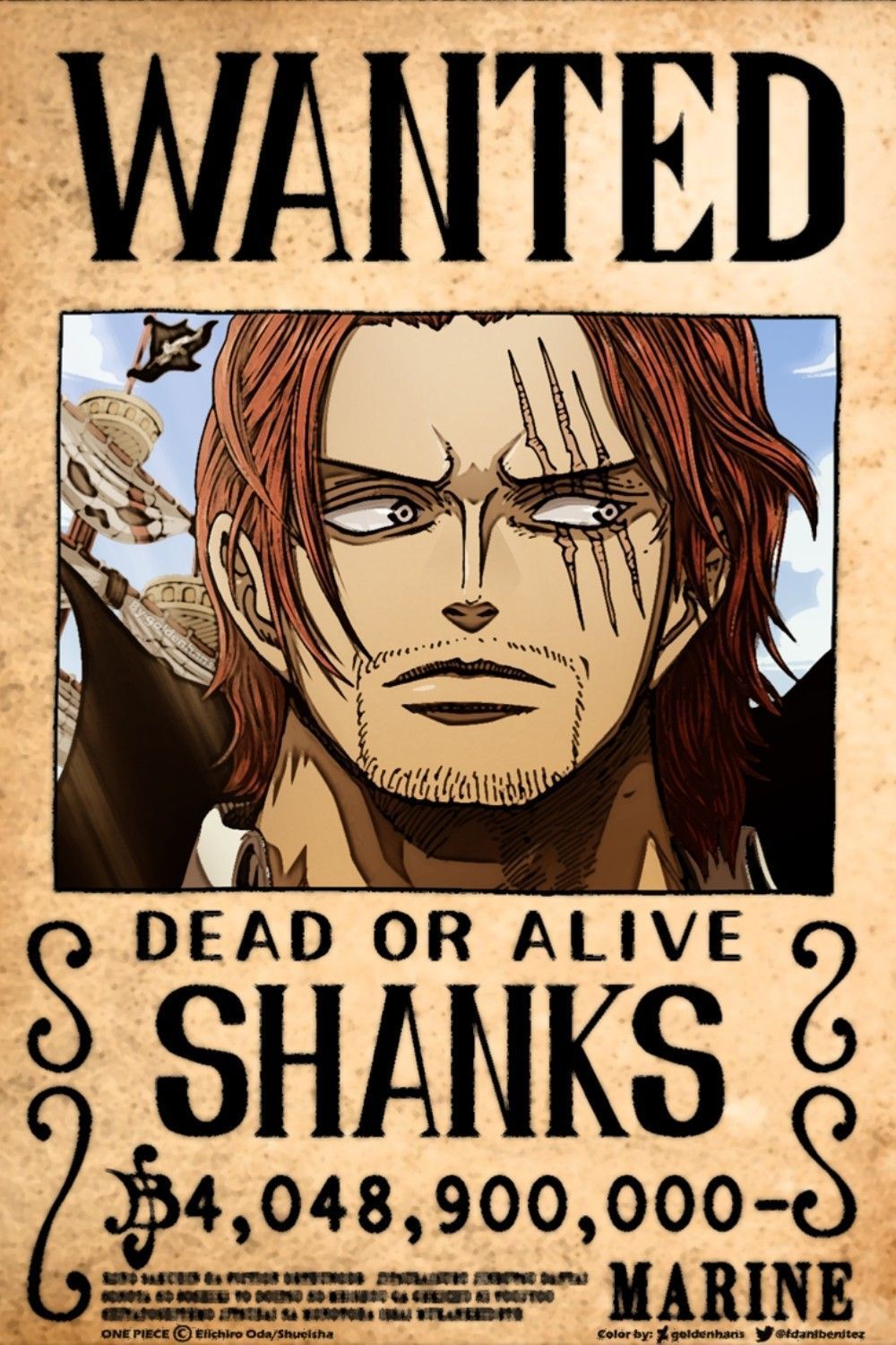 1000x1500 One Piece Bounty 4k Phone Wallpaper