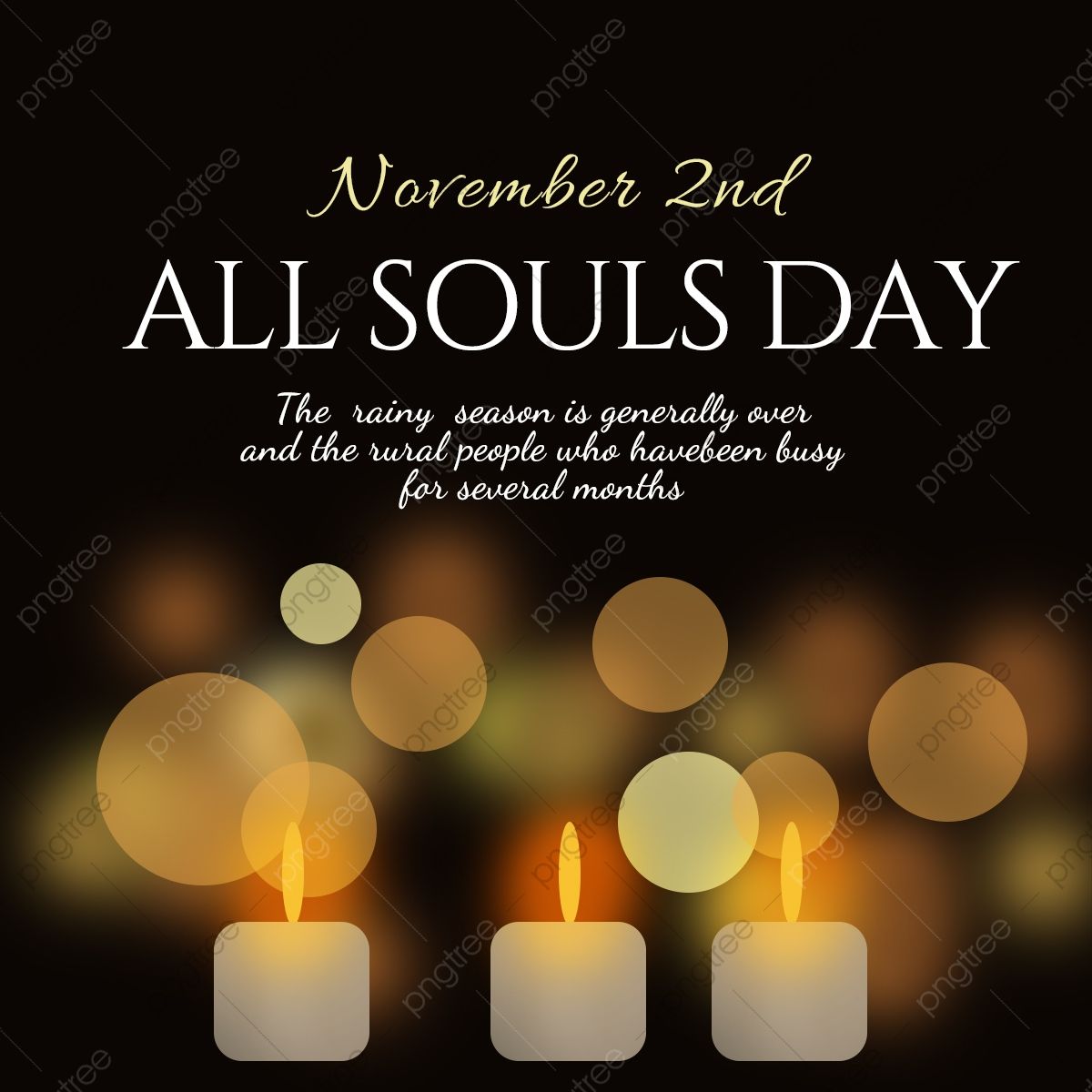 1200x1200 All Souls Day PNG Transparent Image