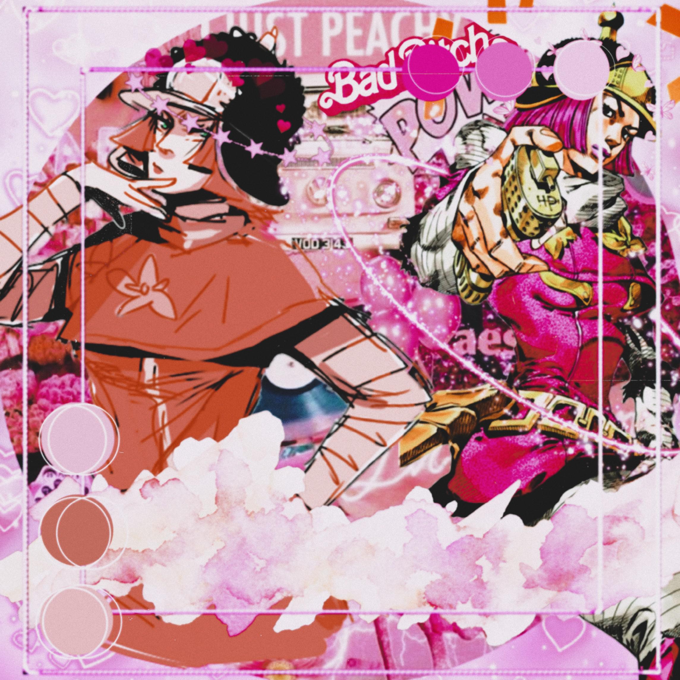 2289x2289 aesthetic photo of jojo characters