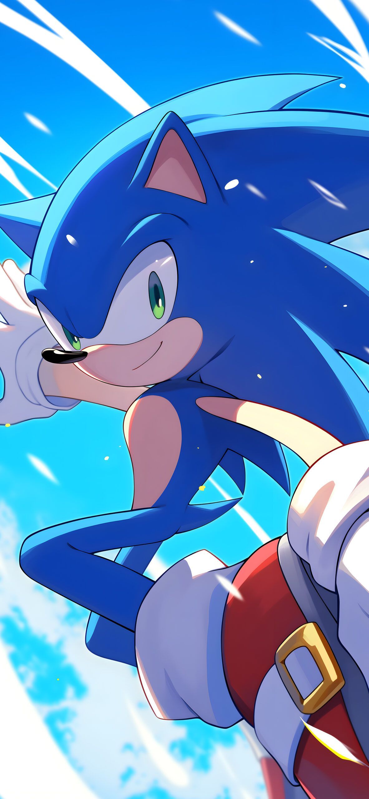 1183x2560 Sonic Speed Surge Wallpaper