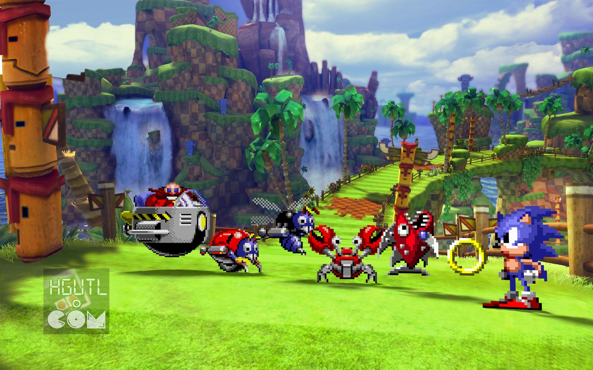 1920x1200 Sonic Games (Wallpaper > Other Misc)