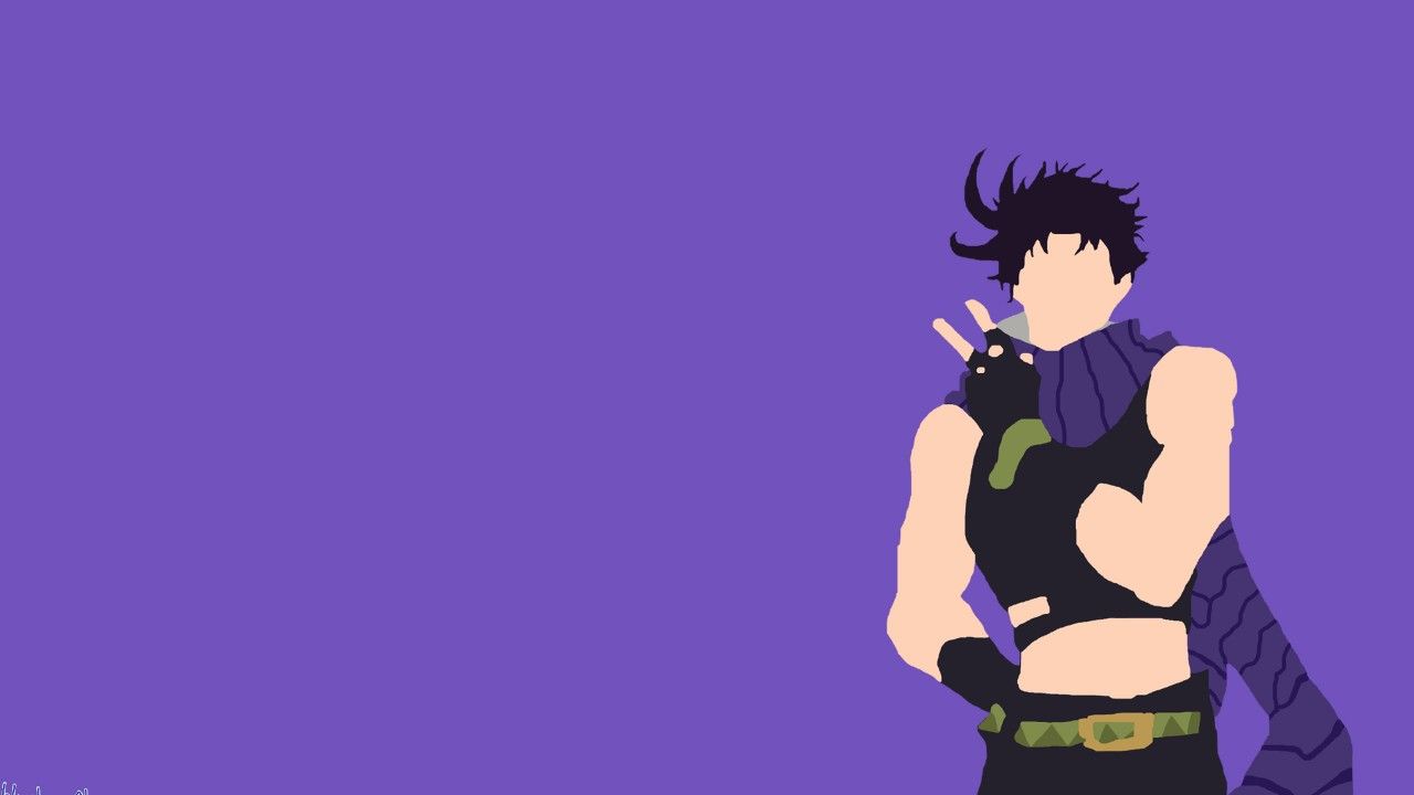 1280x720 Jojo Joseph Joestar With Black Hair