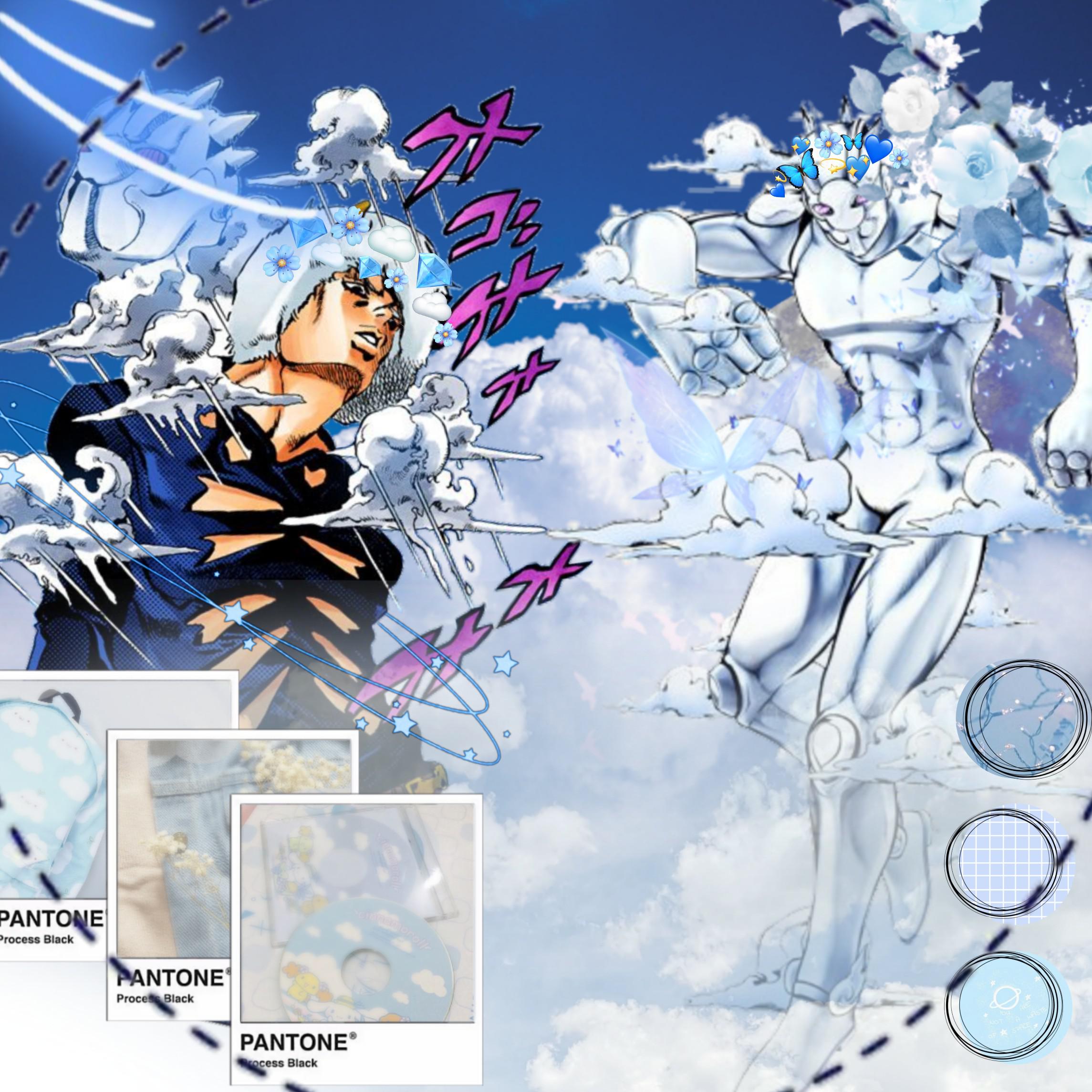 2289x2289 Making aesthetic photo of jojo characters day 38 (Weather report)