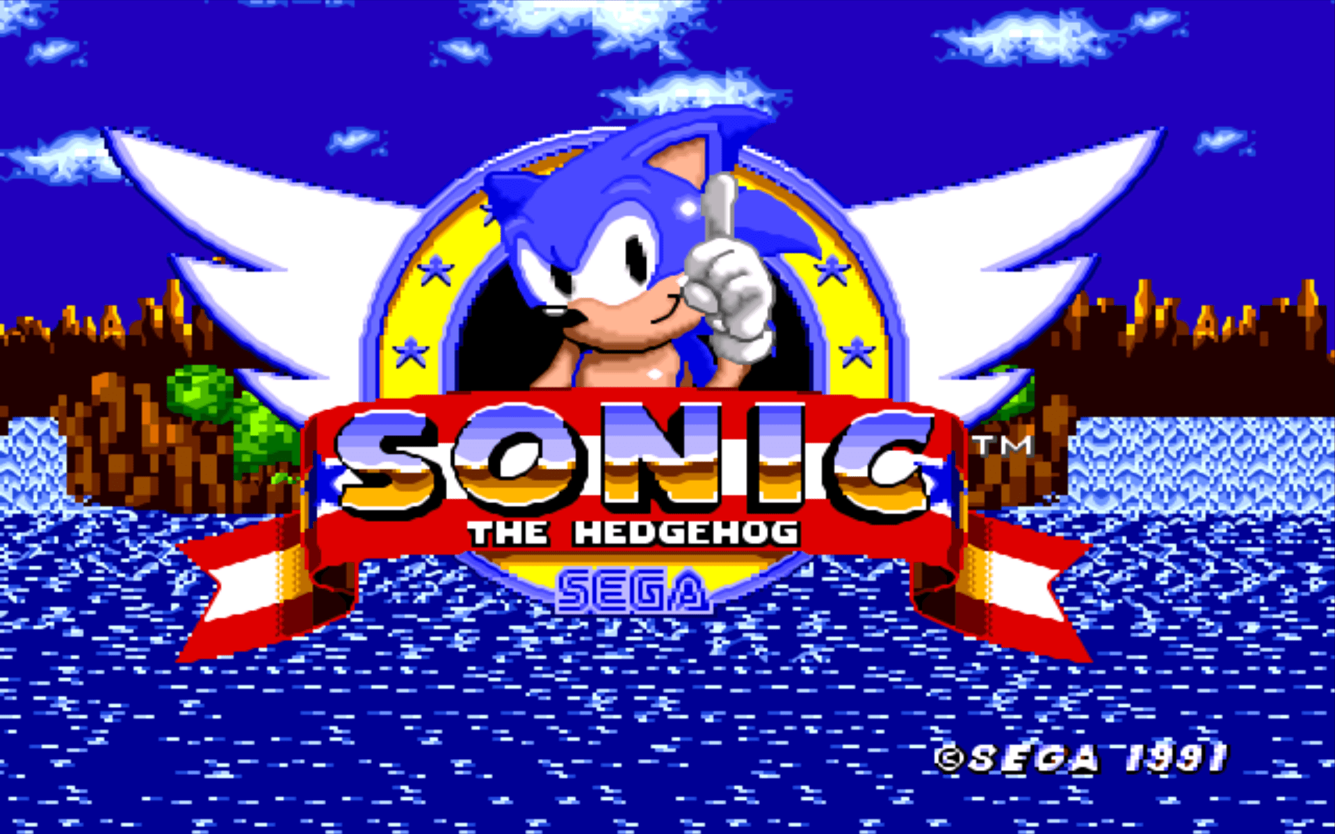 1920x1200 Classic Sonic Speed Your