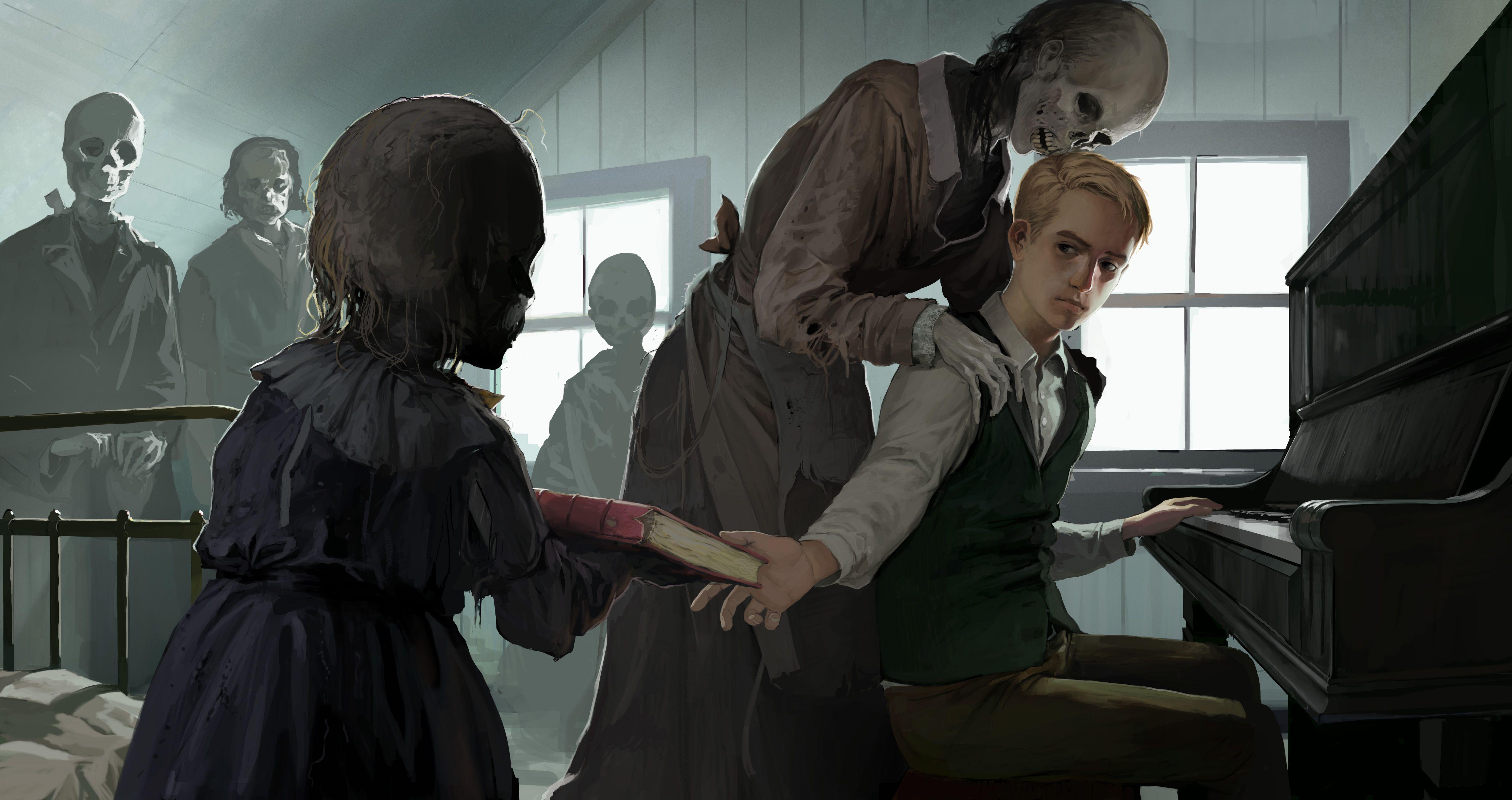 5100x2700 Creepy Background, Wallpaper, Image, Picture