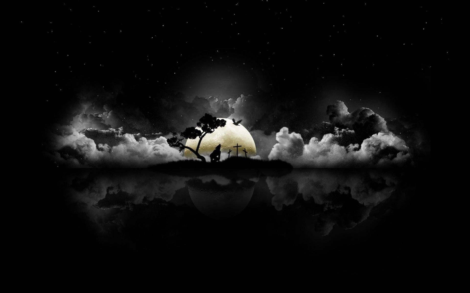 1920x1200 Dark Scary Wallpaper
