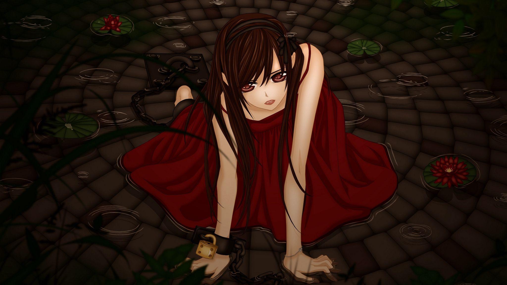 2048x1152 Download wallpaper 2048x1152 vampire knight, yuki, anime