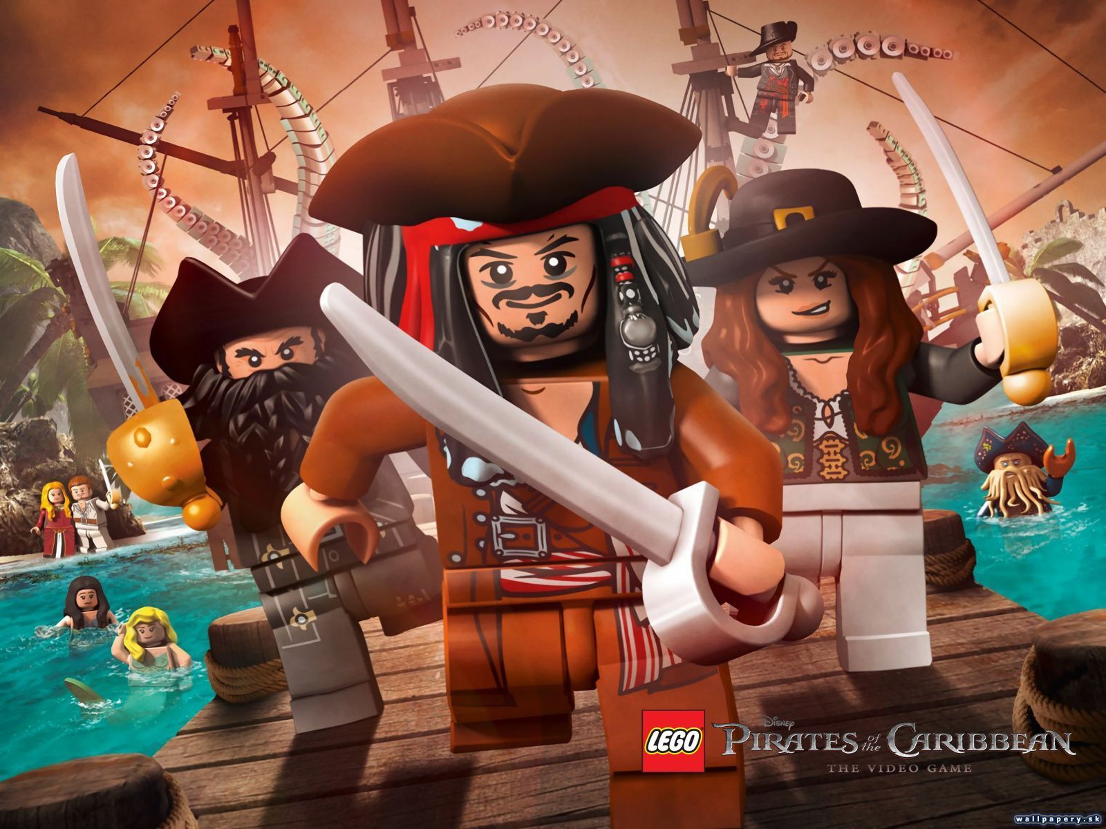 1600x1200 Lego Pirates Wallpaper