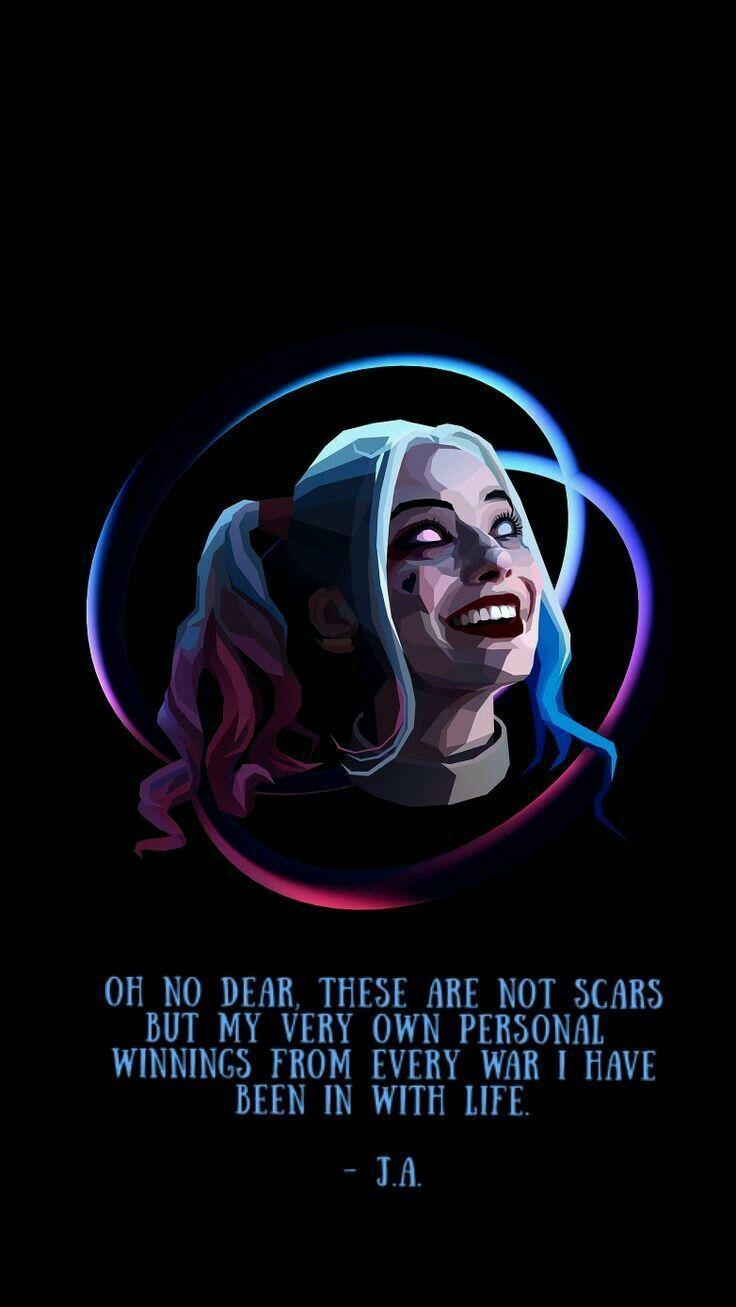 Harley Quinn Quotes Wallpapers Top Free Harley Quinn Quotes Backgrounds Wallpaperaccess