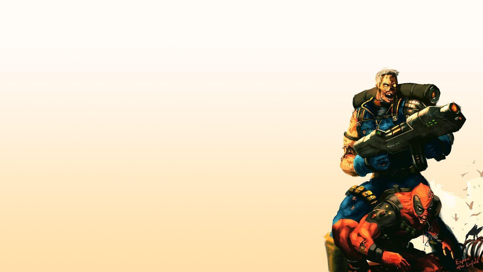1600x900 Cable & Deadpool wallpaper 1600x900 desktop background