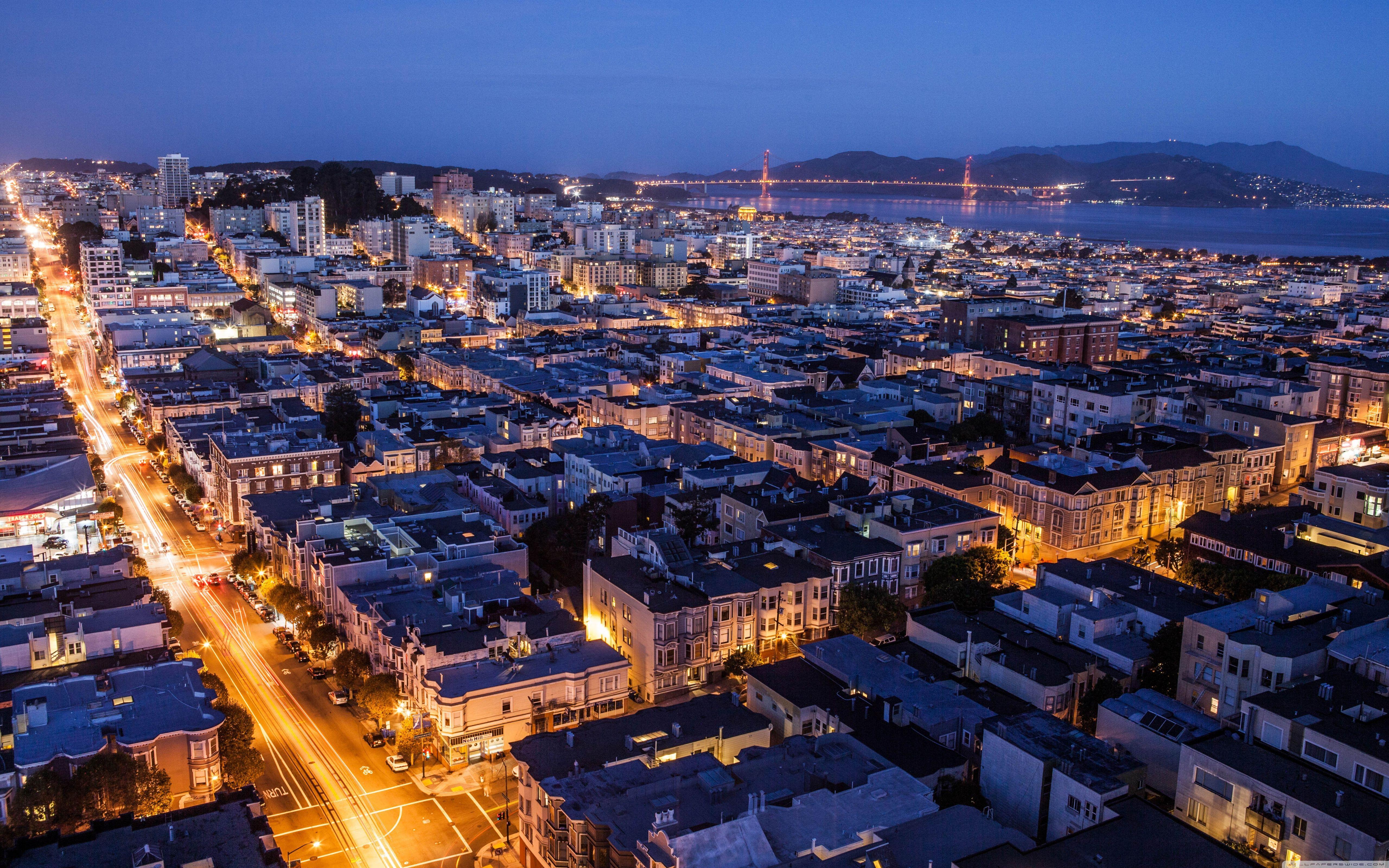 5120x3200 San Francisco at Night ❤ 4K HD Desktop Wallpaper for 4K