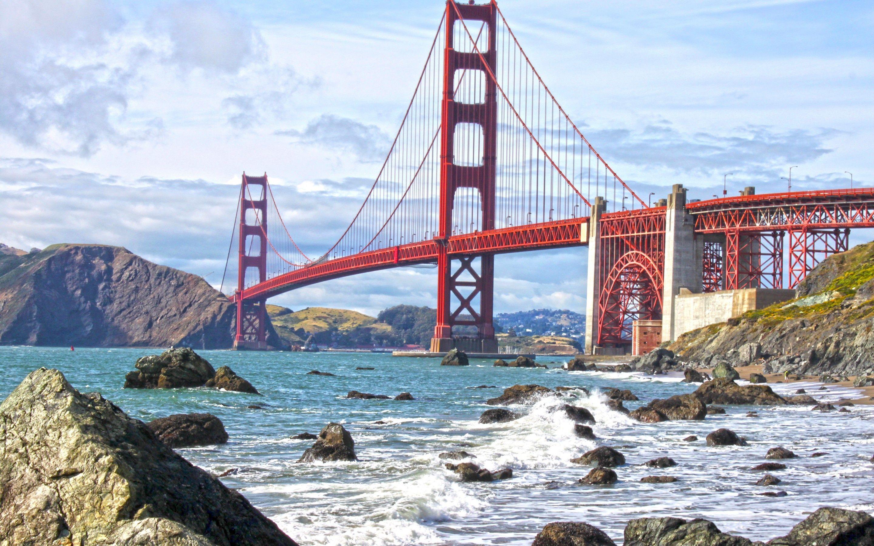 2880x1800 Wallpaper Bridge, Golden Gate Bridge, San Francisco, usa