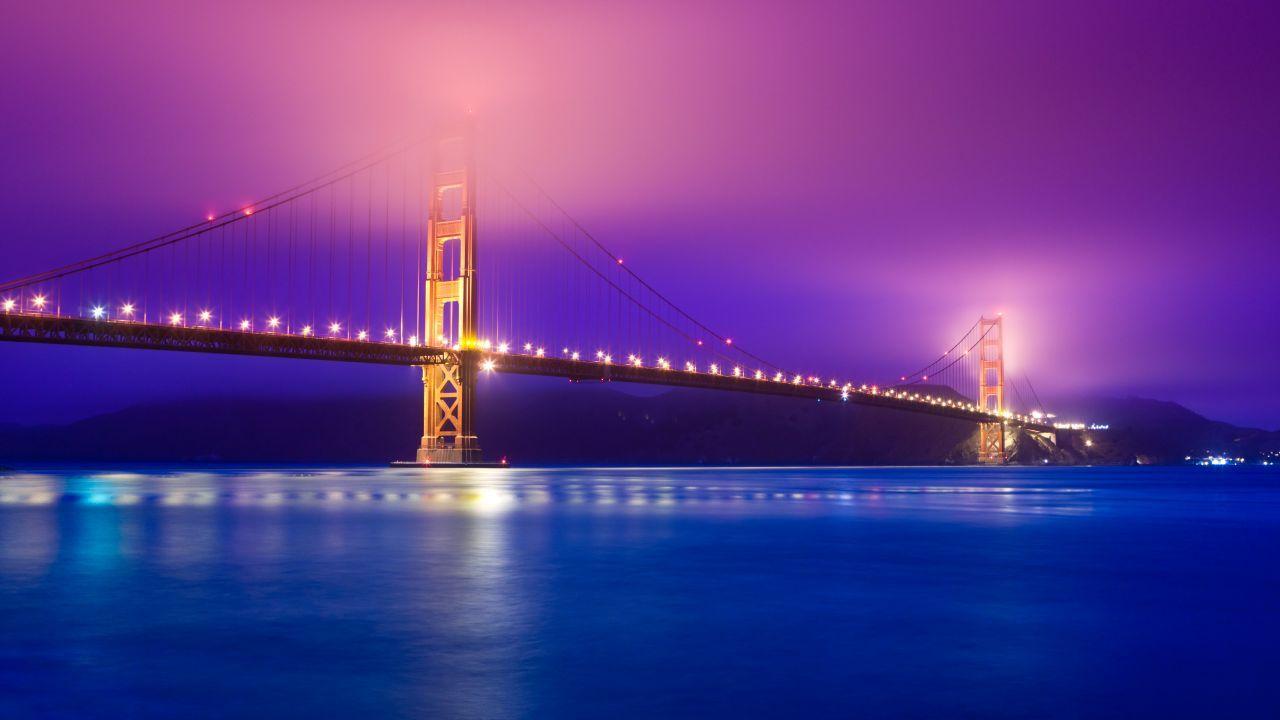1280x720 Wallpaper Golden Gate Bridge, San Francisco, California