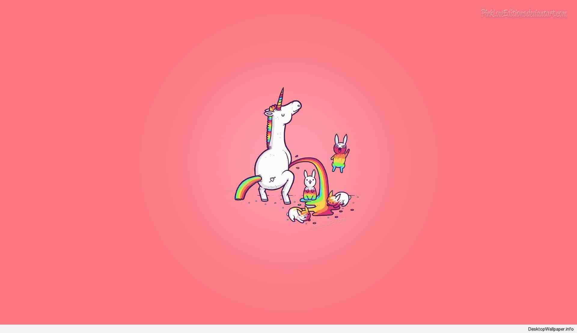 1920x1108 Cute Cartoon Unicorn Wallpaper Desktop Wallpaper