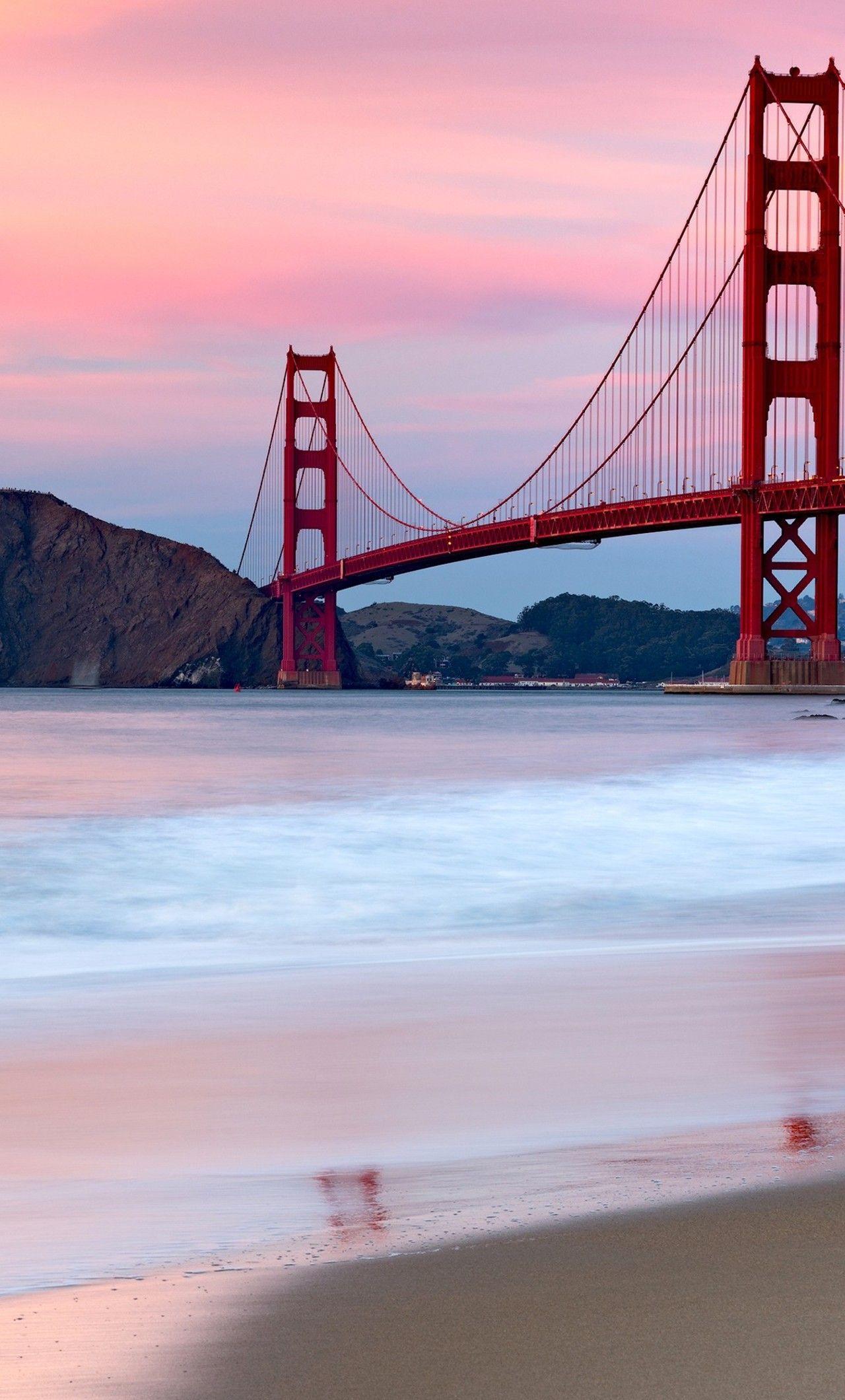 1280x2120 4k Golden Gate Bridge San Francisco iPhone HD