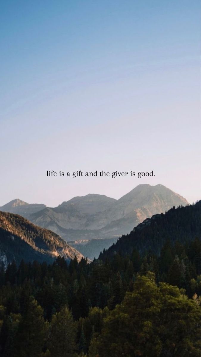 675x1200 life is a gift and the giver is good!
