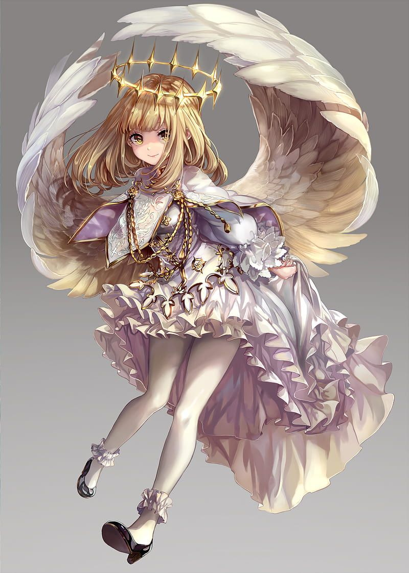 800x1122 Anime, anime girls, long hair, blonde