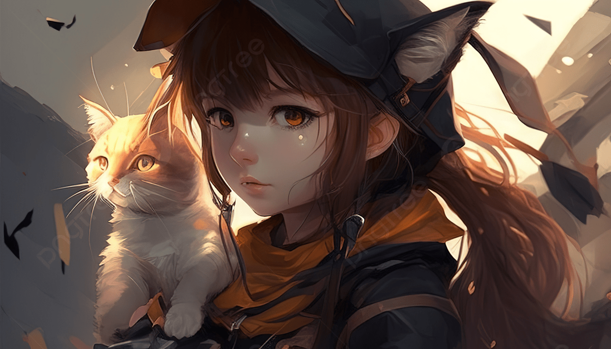 1200x686 An Anime Girl With Yellow Hat And White