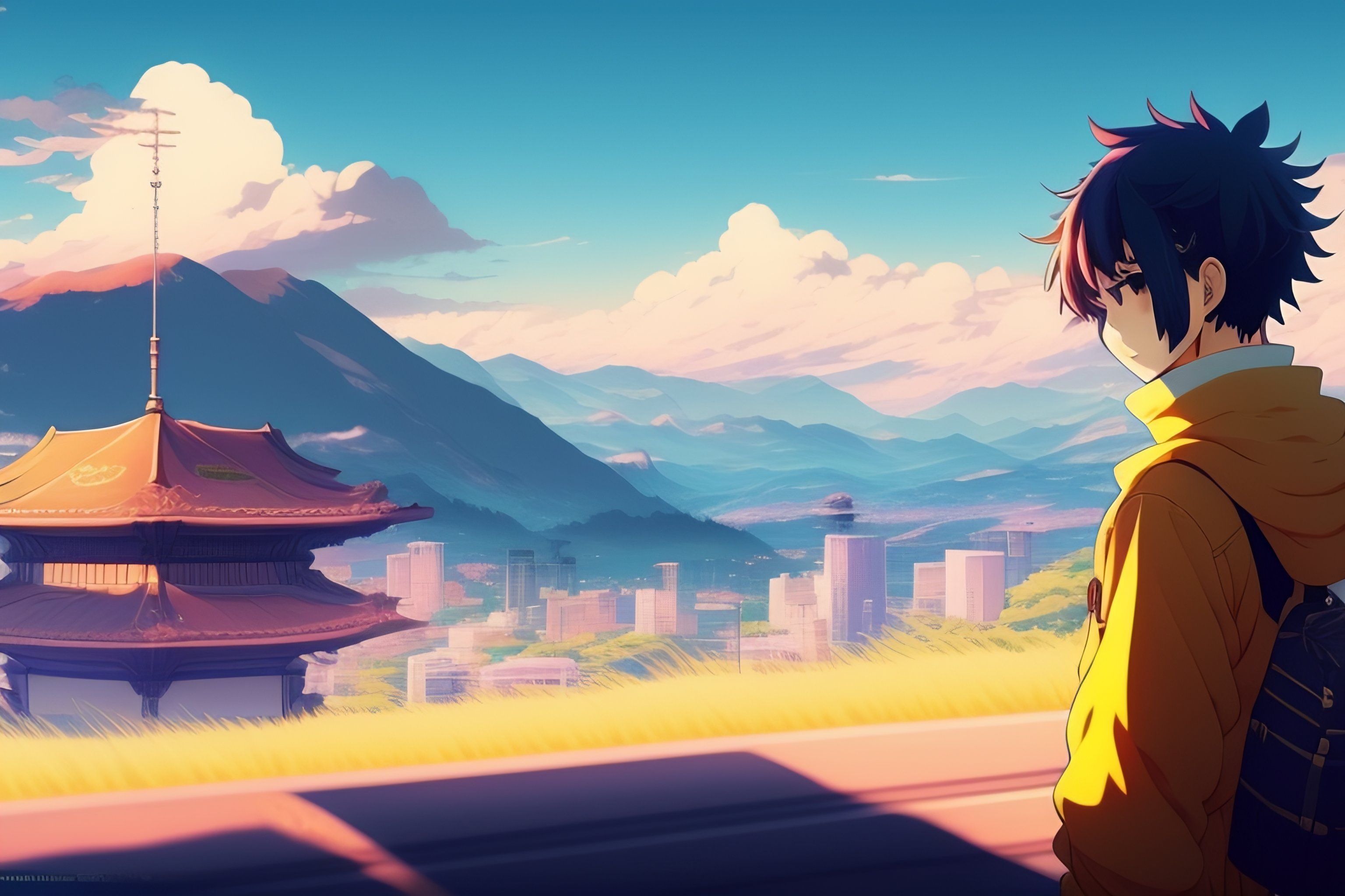 3072x2048 Lexica anime wallpaper