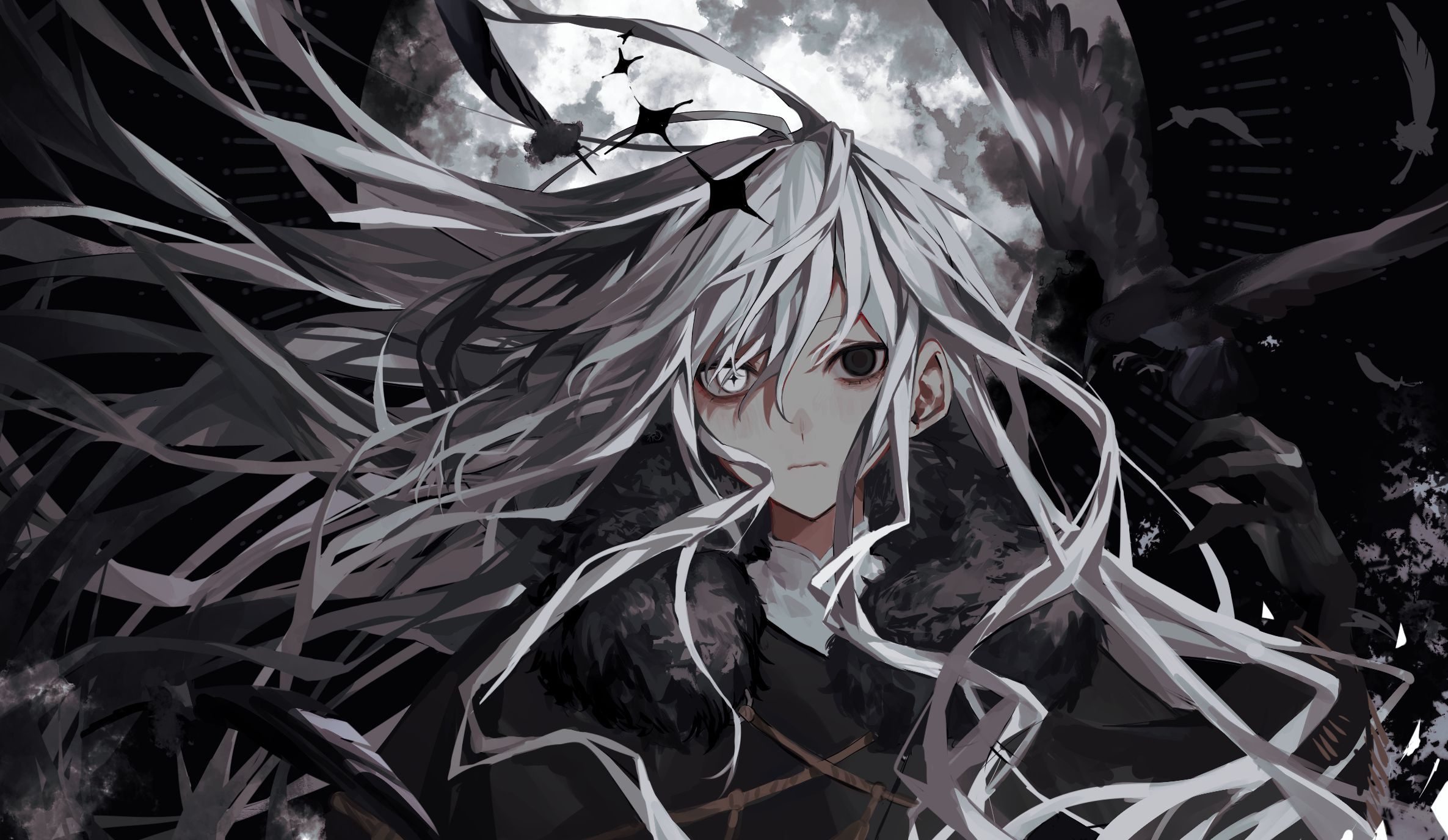 Black and White Anime 4K Wallpapers - Top Free Black and White Anime 4K ...