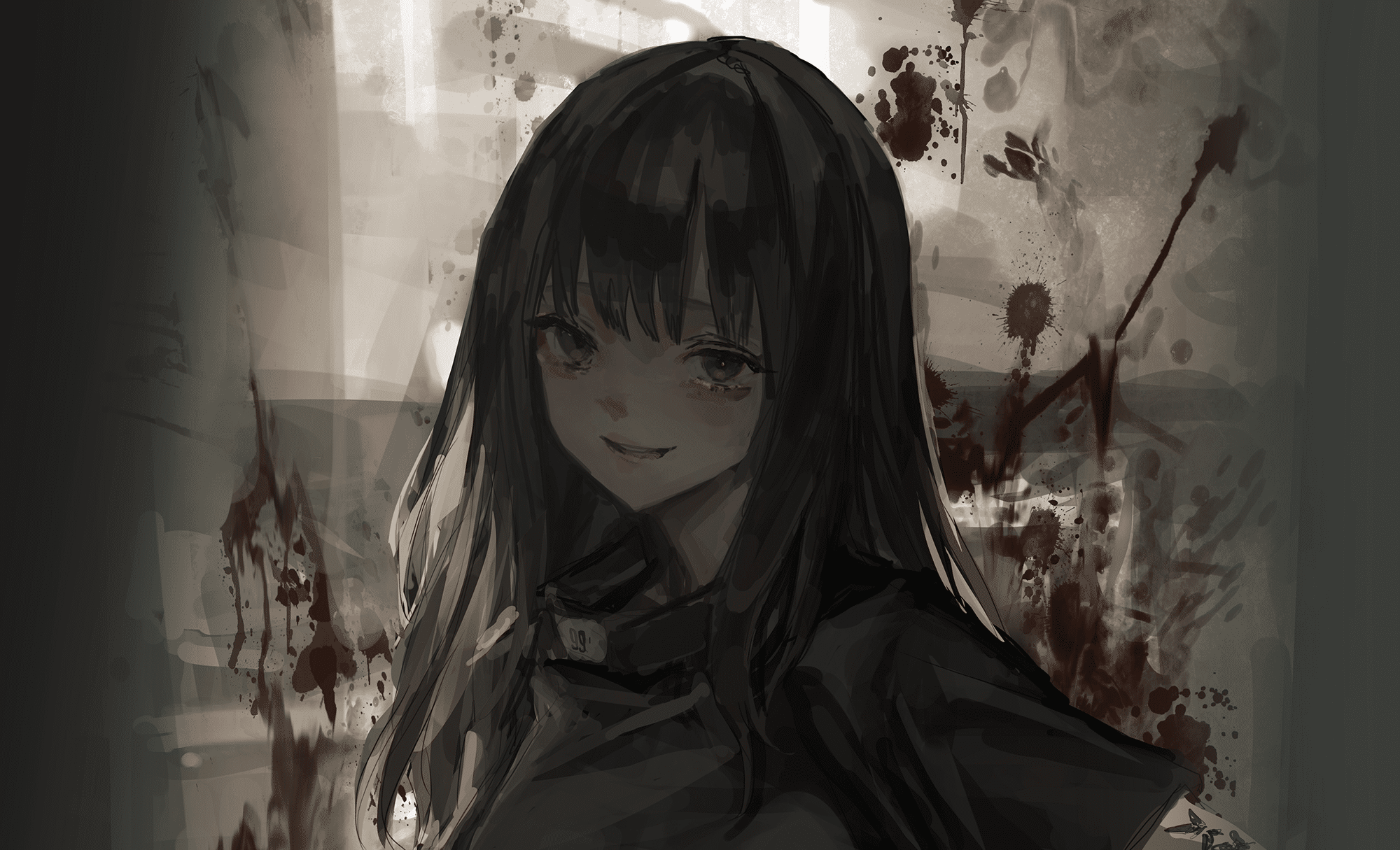 2000x1215 Dark Anime Wallpaper 50