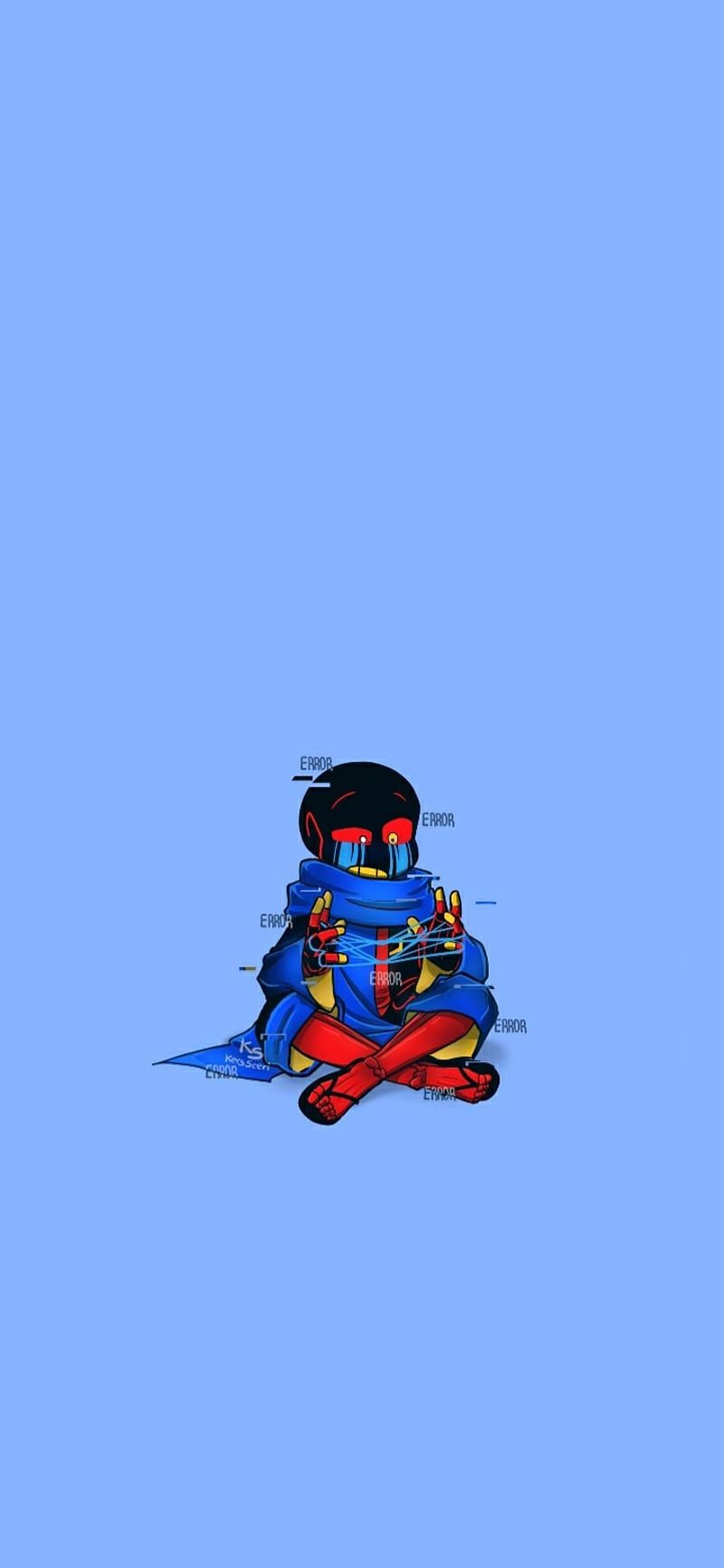 800x1733 HD error sans wallpaper