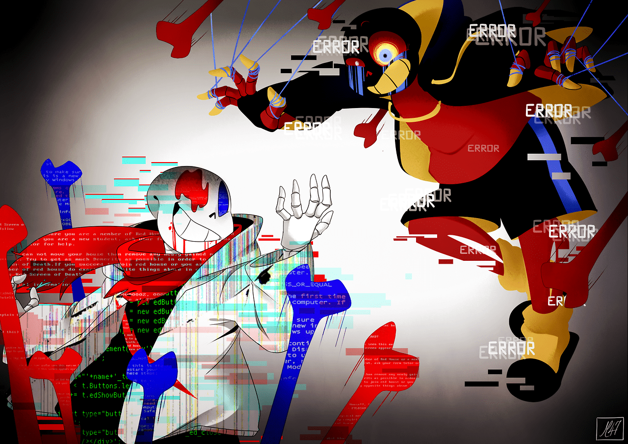 1280x904 Fatal Error!Sans Geno!Sans Fan Art Or