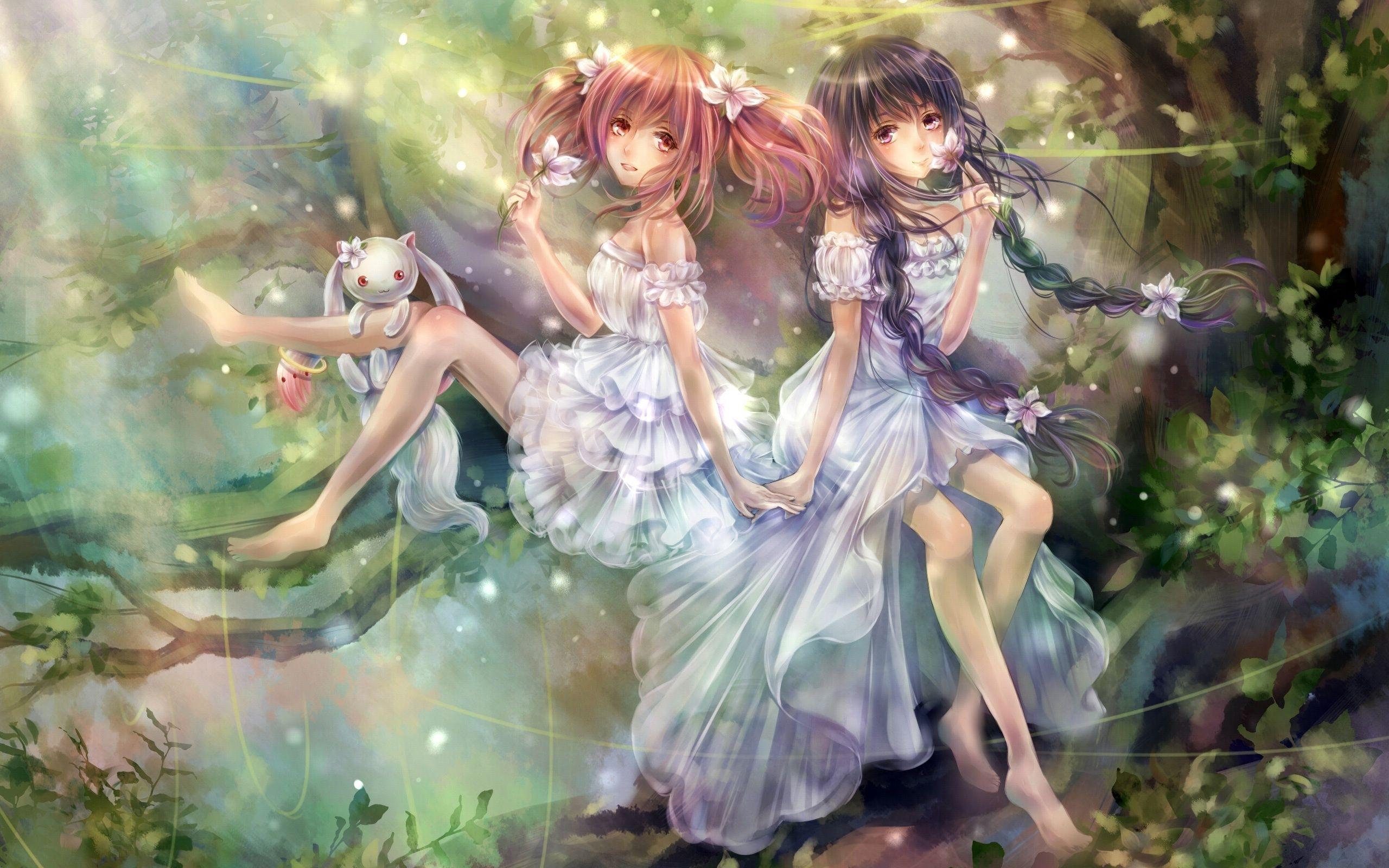 2560x1600 Wallpaper Magic girls anime 2560x1600 HD Picture, Image