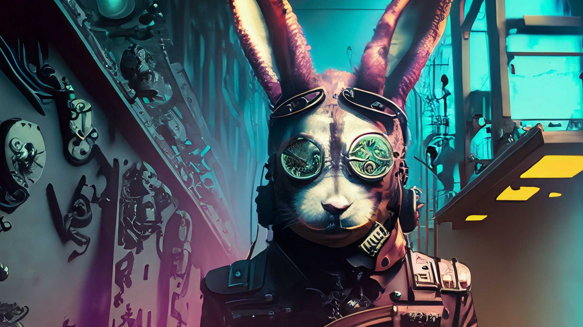 1920x1080 Meet Steam Punk Bad Bunny
