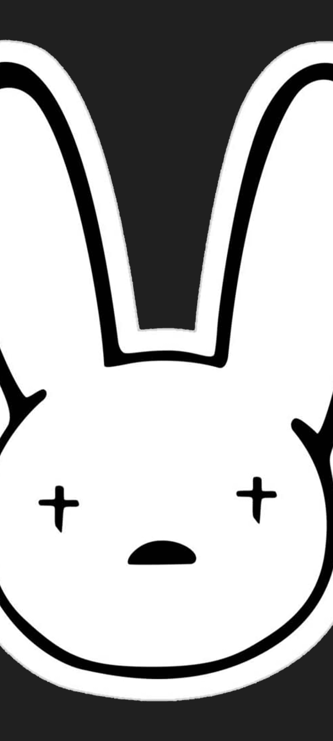 1080x2400 Logo Music Bad Bunny Phone Wallpaper
