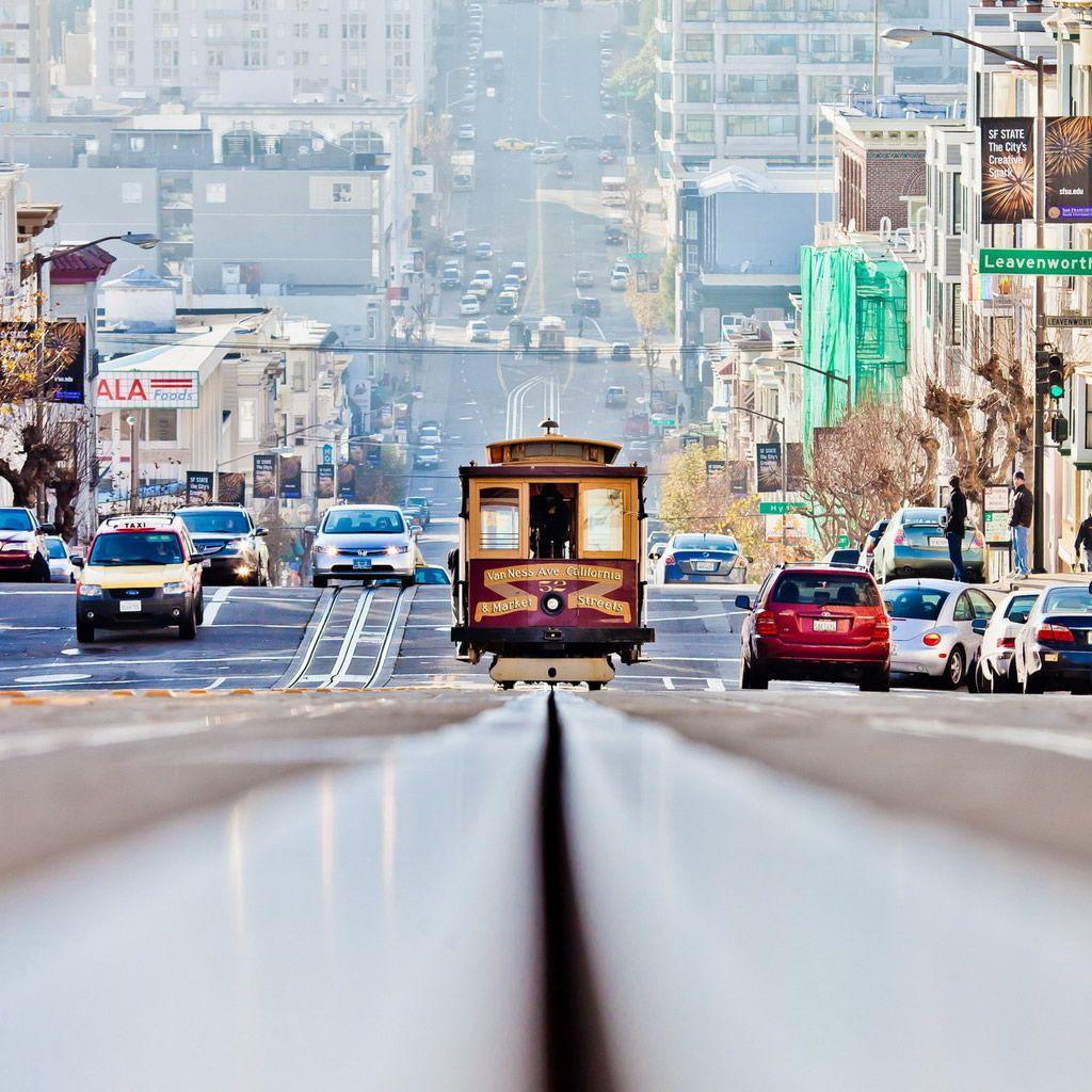 1024x1024 Lombard Street San Francisco iPad Wallpaper Free Download