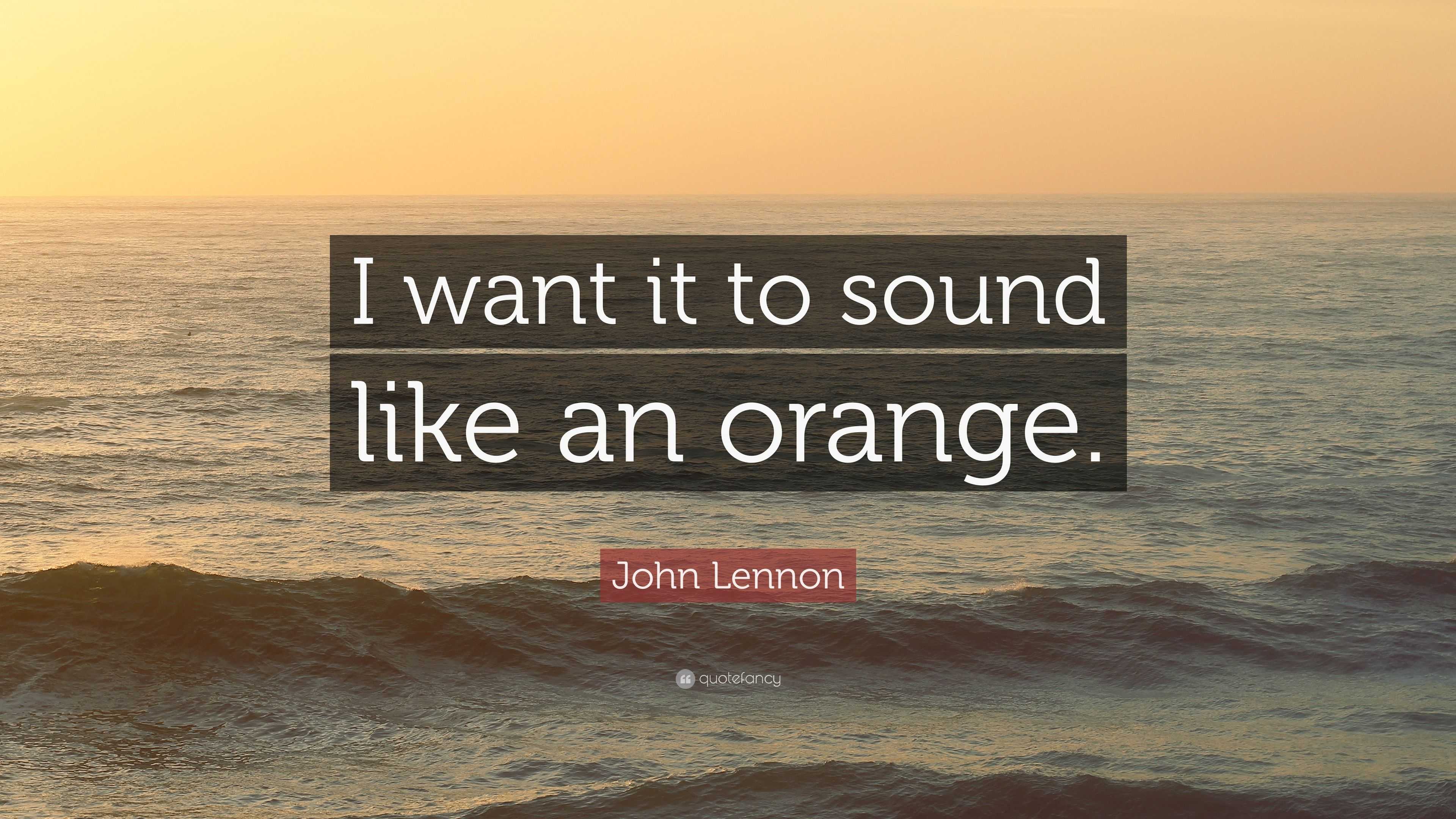 3840x2160 John Lennon Quote: “I want it to sound