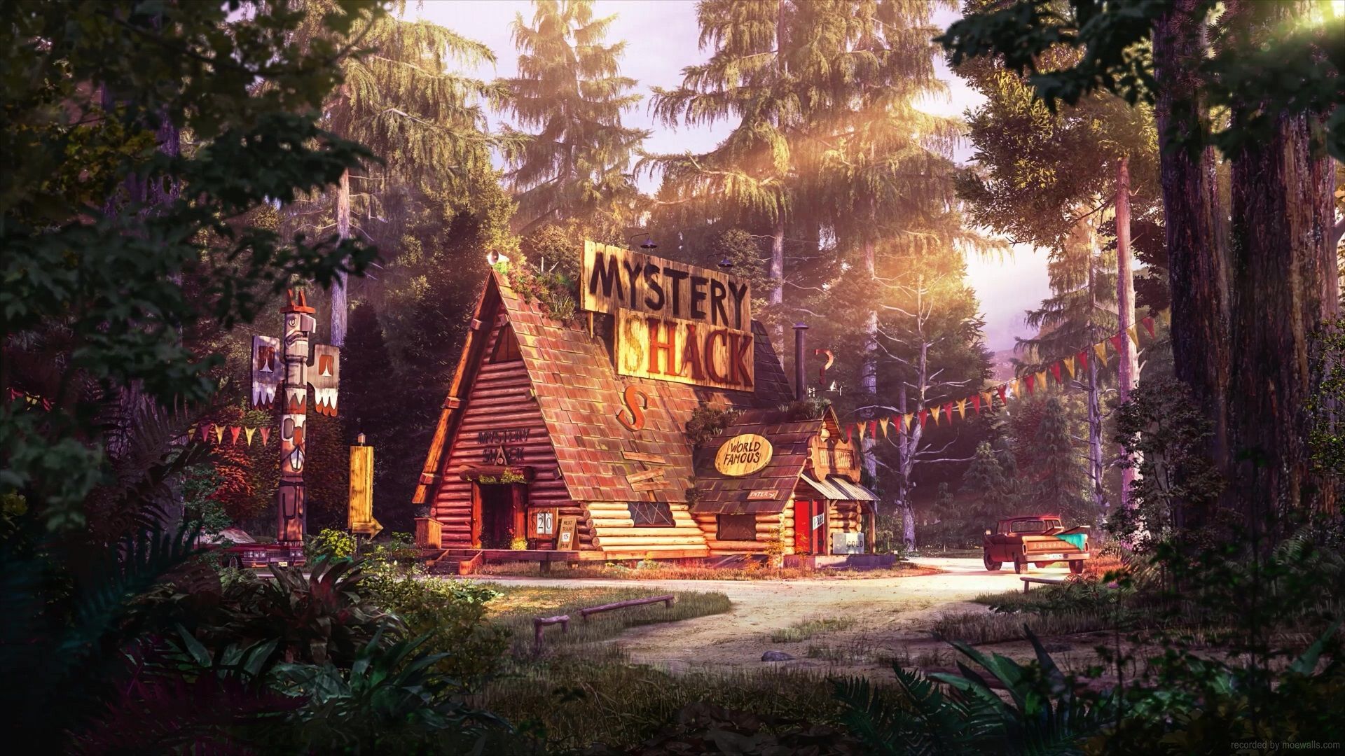 1920x1080 Gravity Falls Live Wallpaper, Animated Wallpaper