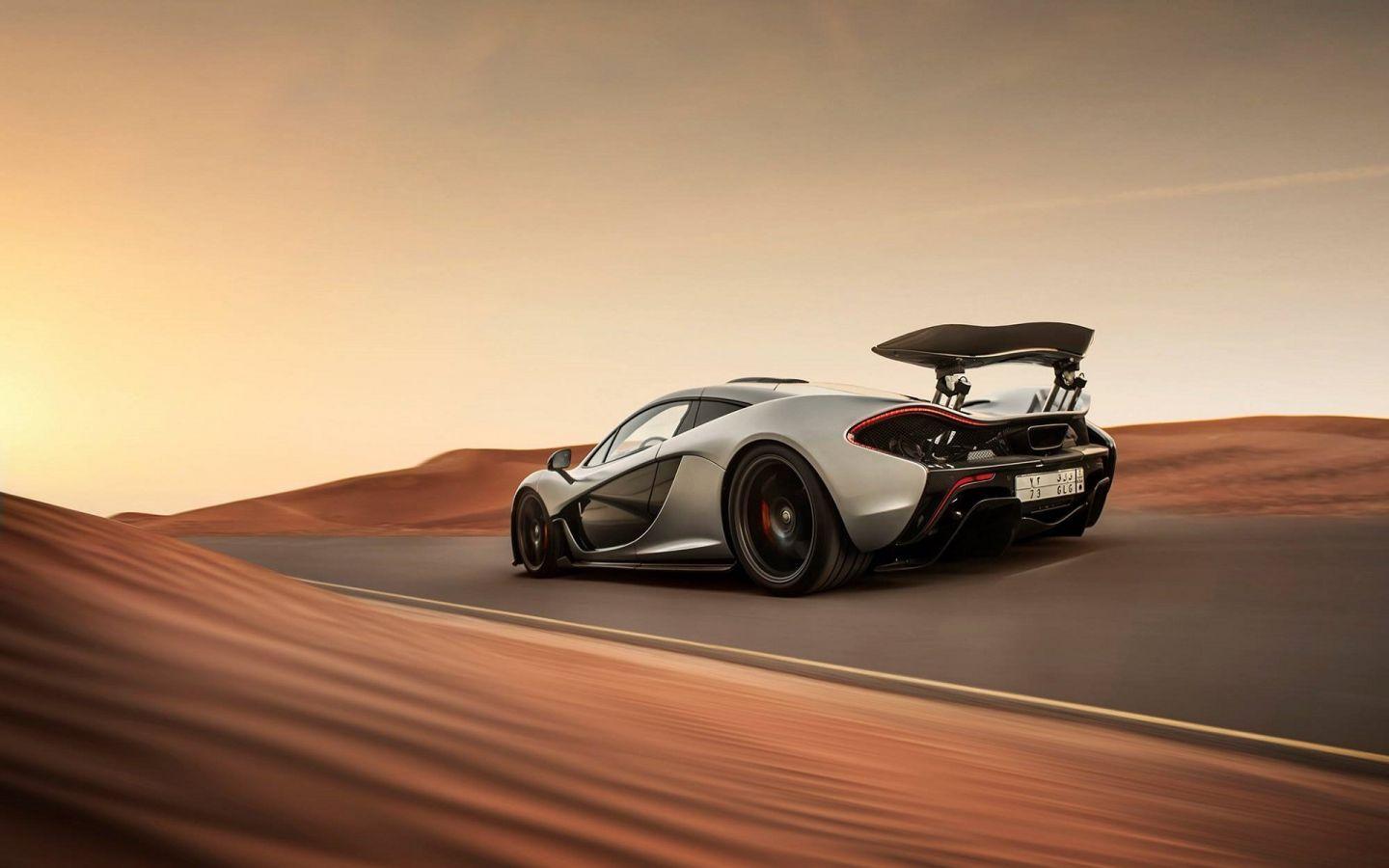 1440x900 Wallpaper mclaren, p supercar, speed, desert