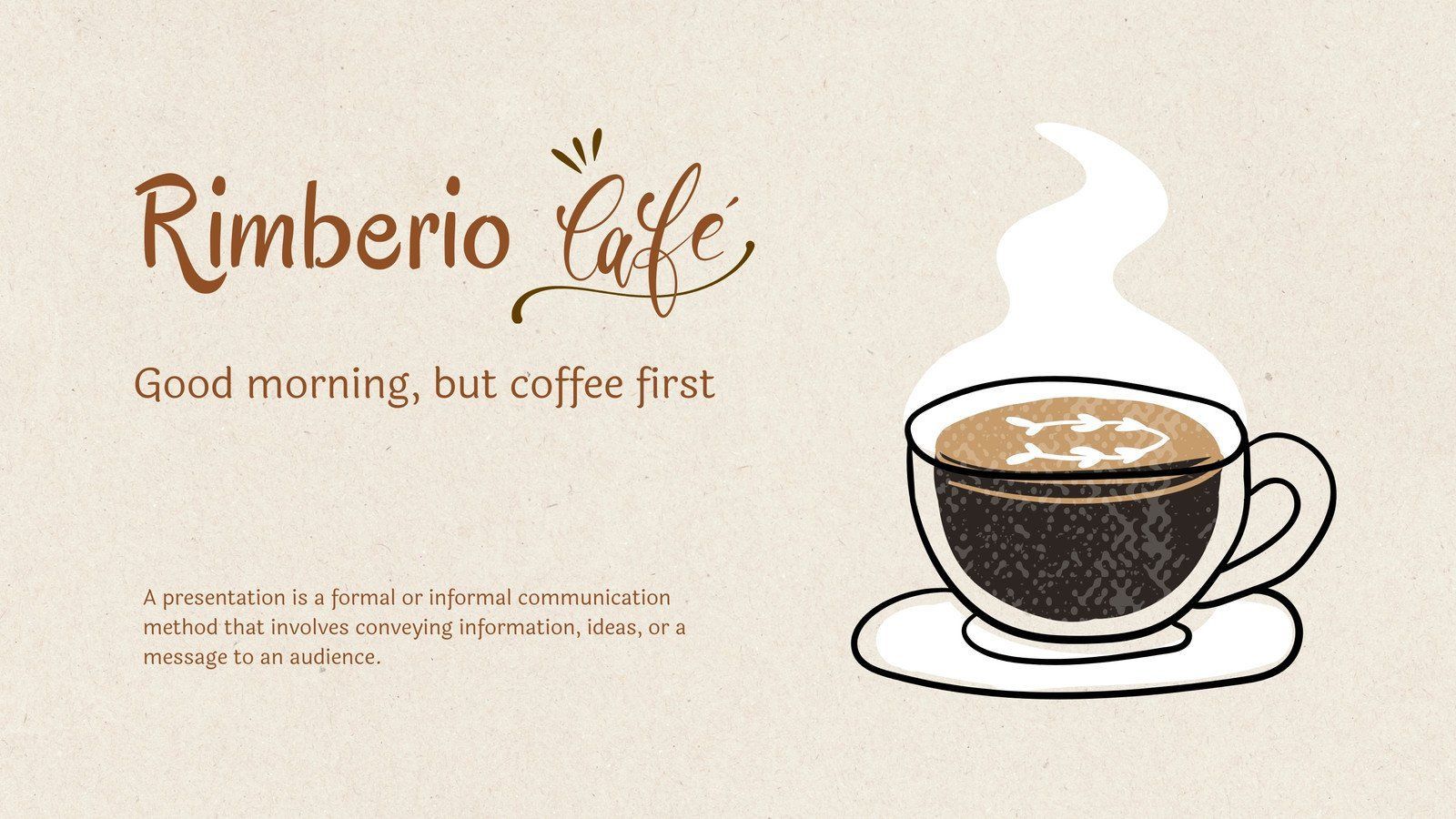 1600x900 Free and customizable coffee templates