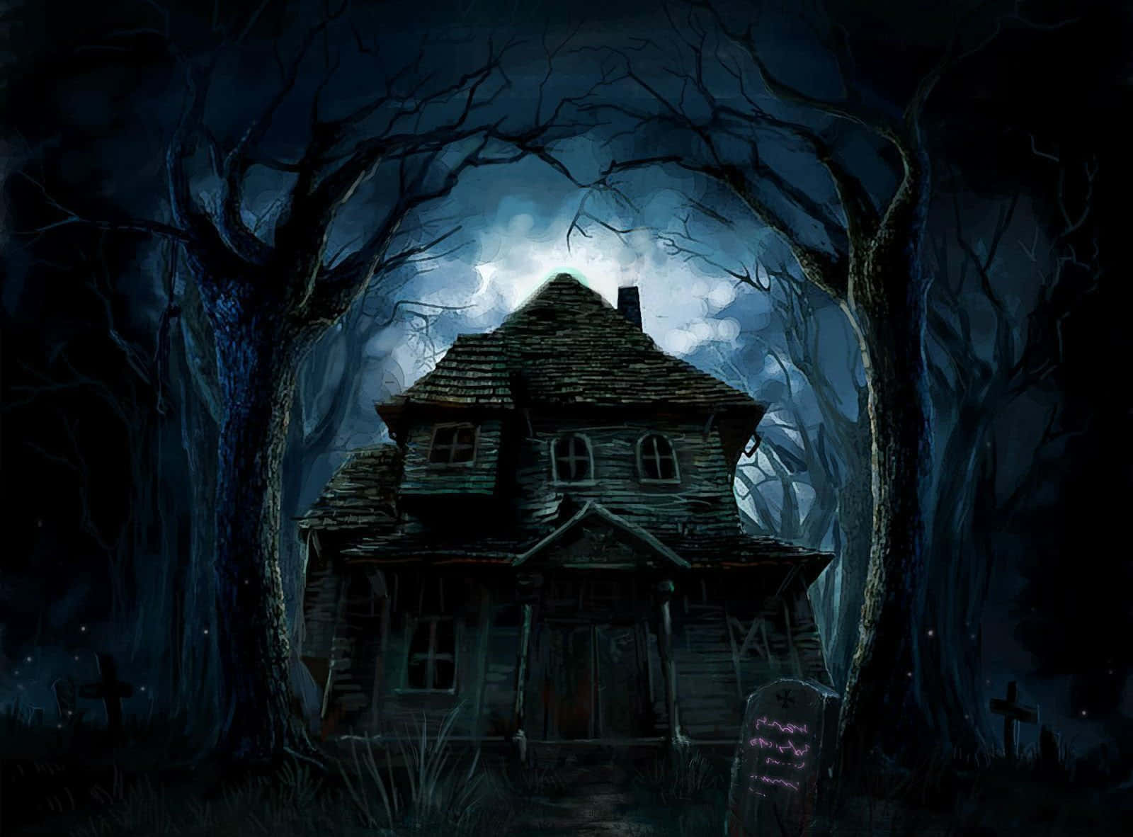 1600x1182 Haunted Forests Wallpaper