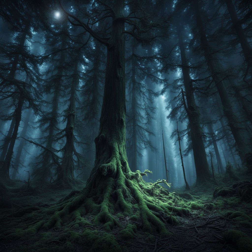 1024x1024 Spooky Forest