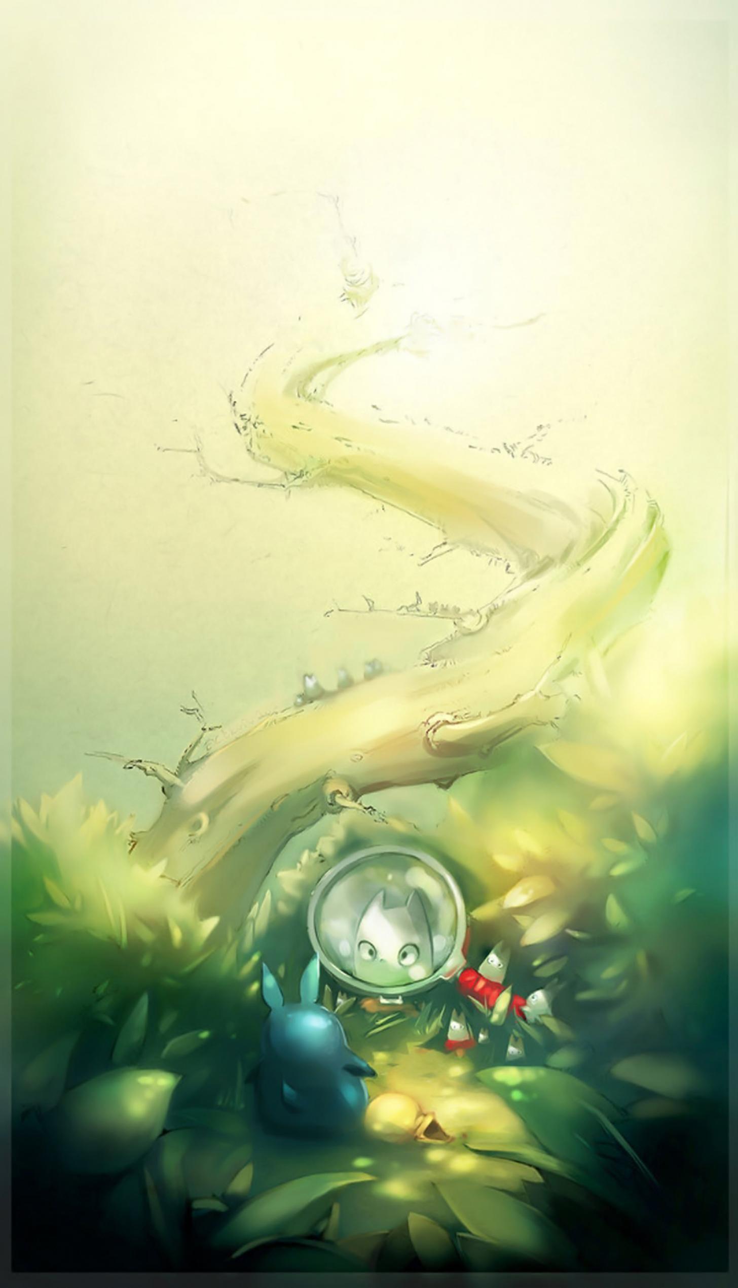 Studio Ghibli forest plants water HD phone wallpaper  Peakpx