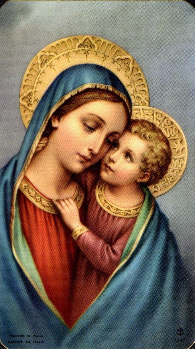 681x1217 Jesus with mother mary Wallpaper