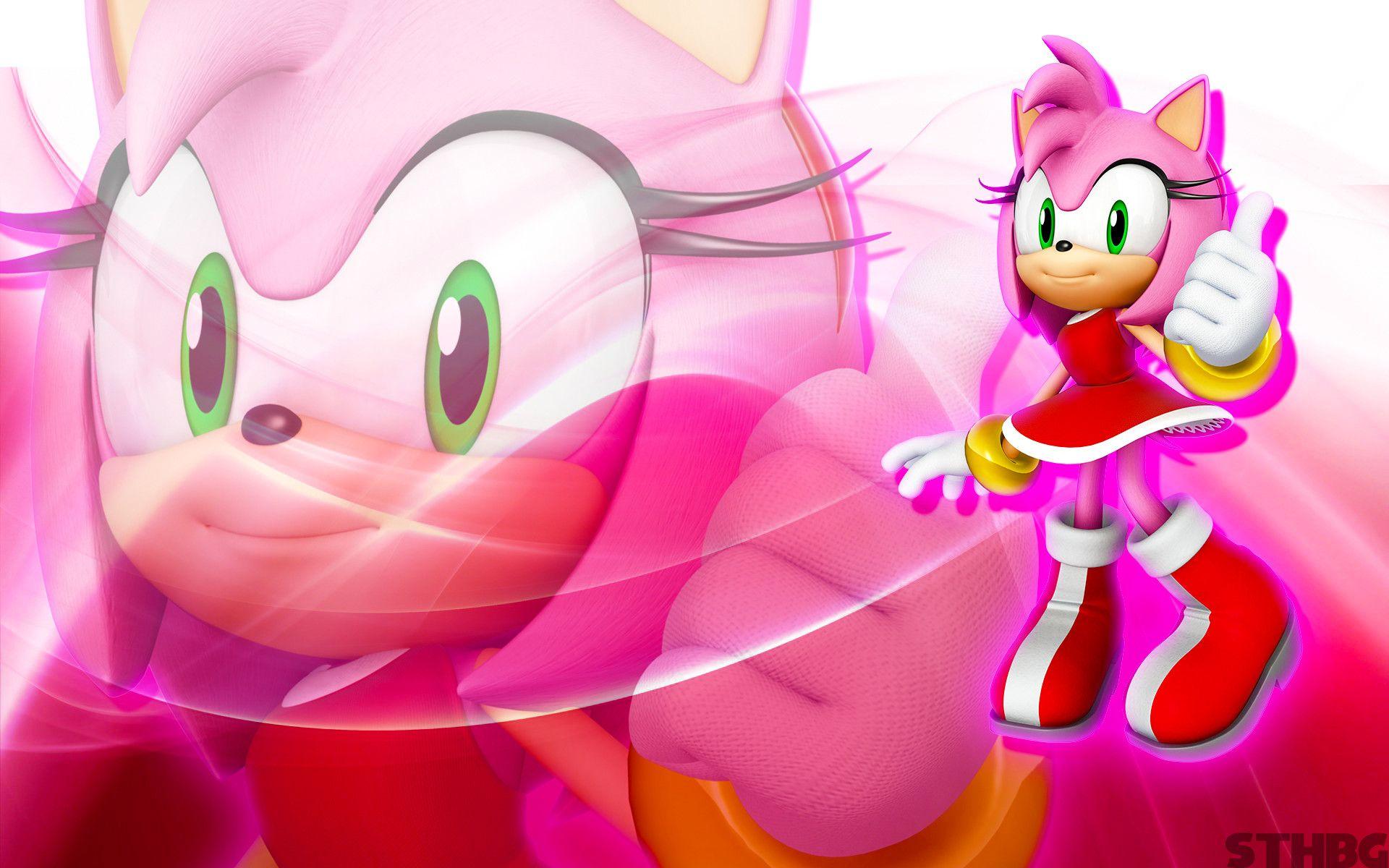 Amy rose wallpaper edit  Shadow and amy Amy rose Sonic and amy