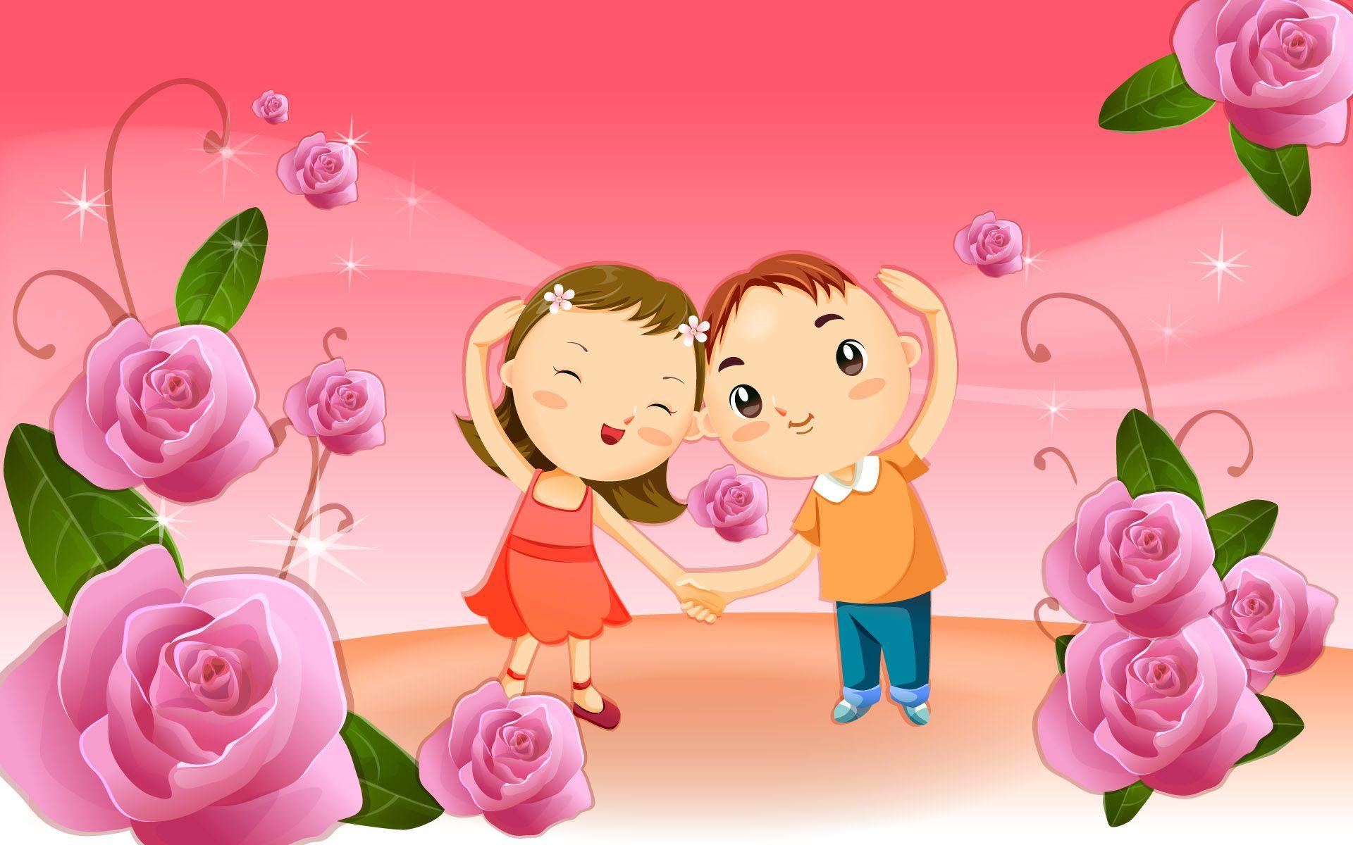 1920x1200 Download Cartoon Love Wallpaper Download, HD Background