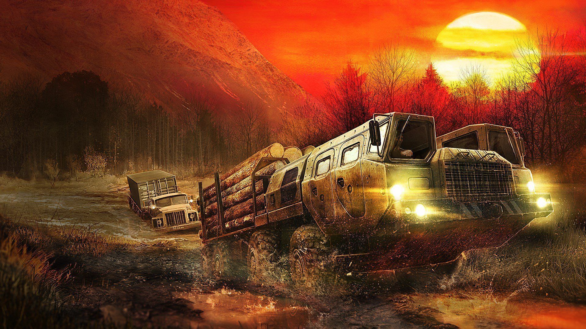 1920x1080 Spintires: MudRunner challenges