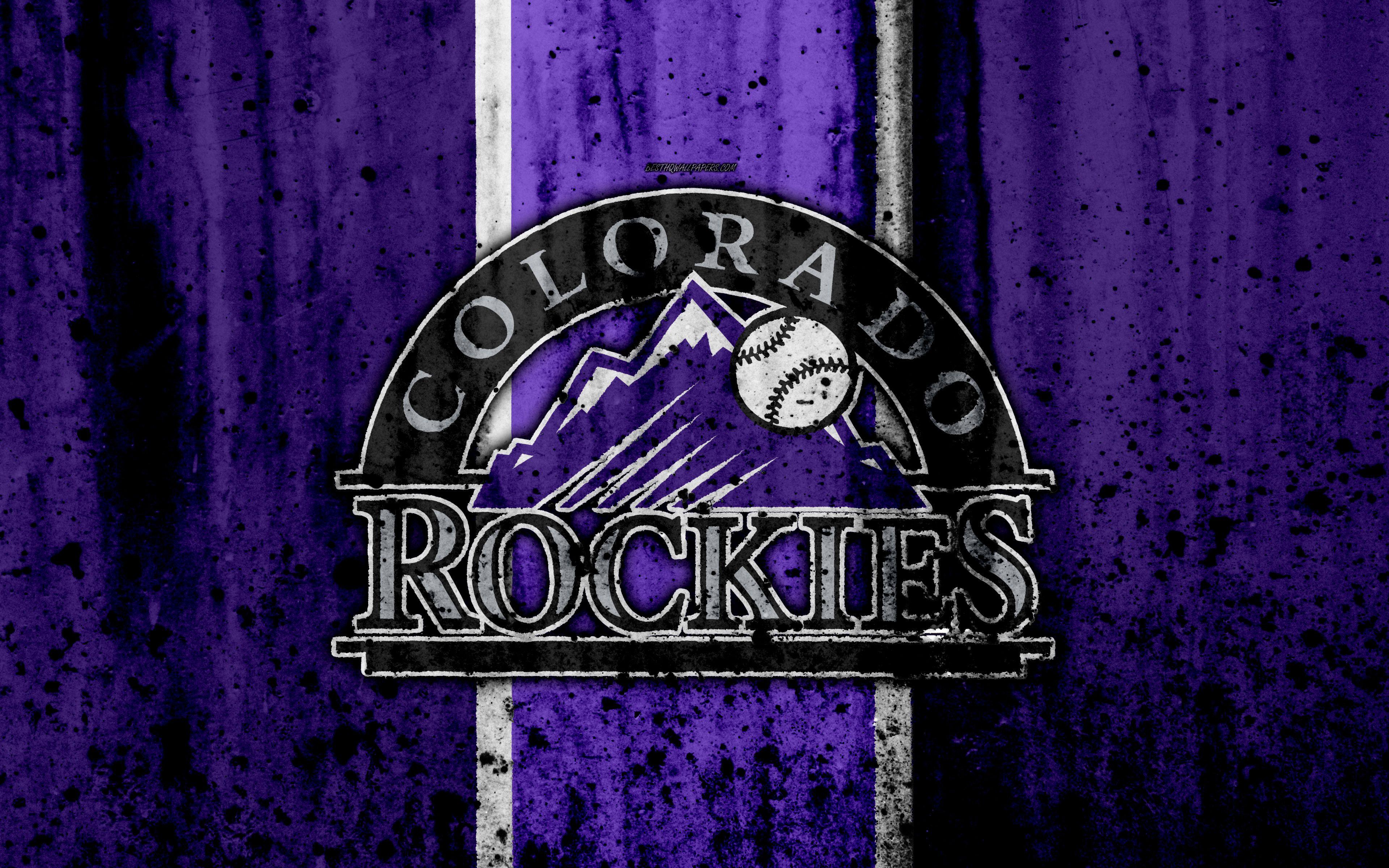 Download Neon Purple Colorado Rockies Wallpaper