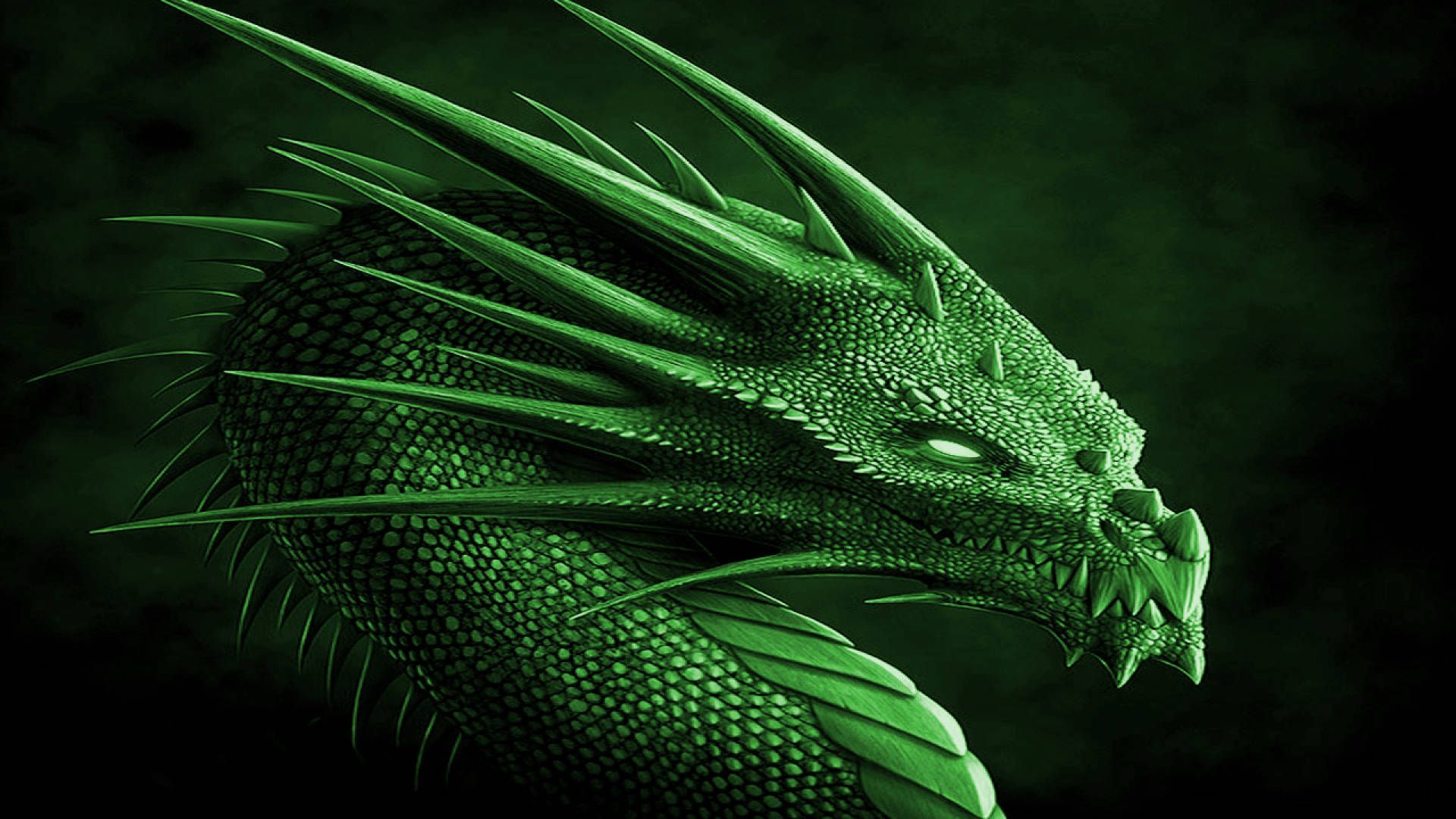 1920x1080 Gold Dragon Wallpaper