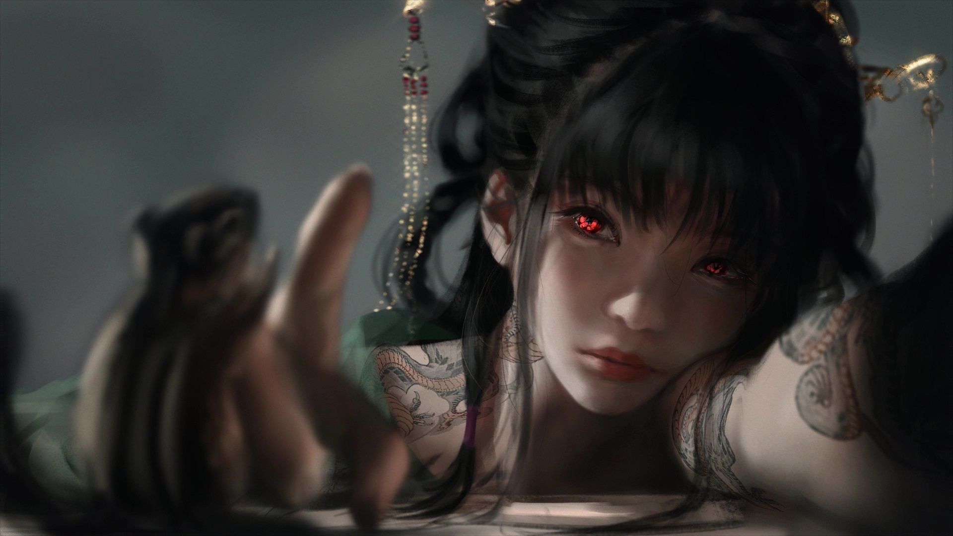 1920x1080 Jade Dragon Tattoo Ghostblade Live