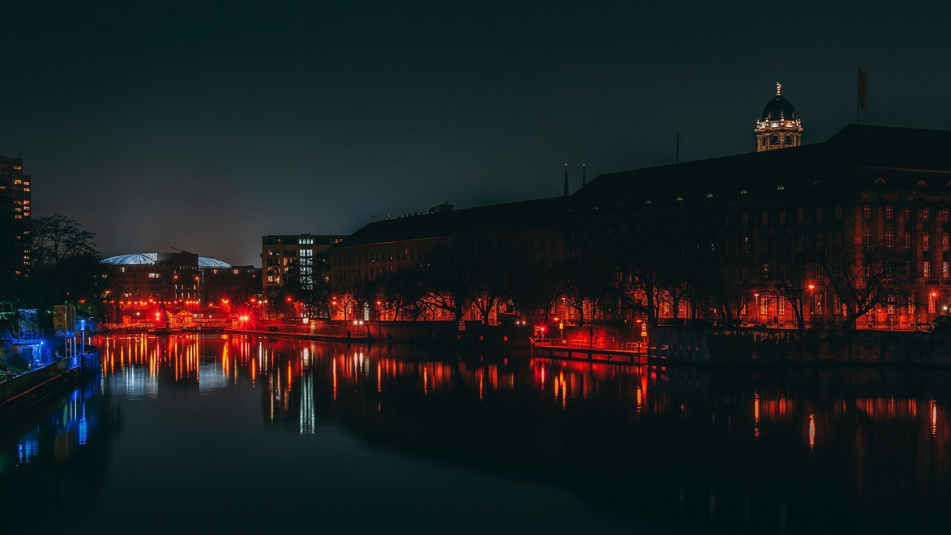 1920x1080 Download wallpaper 1920x1080 night city