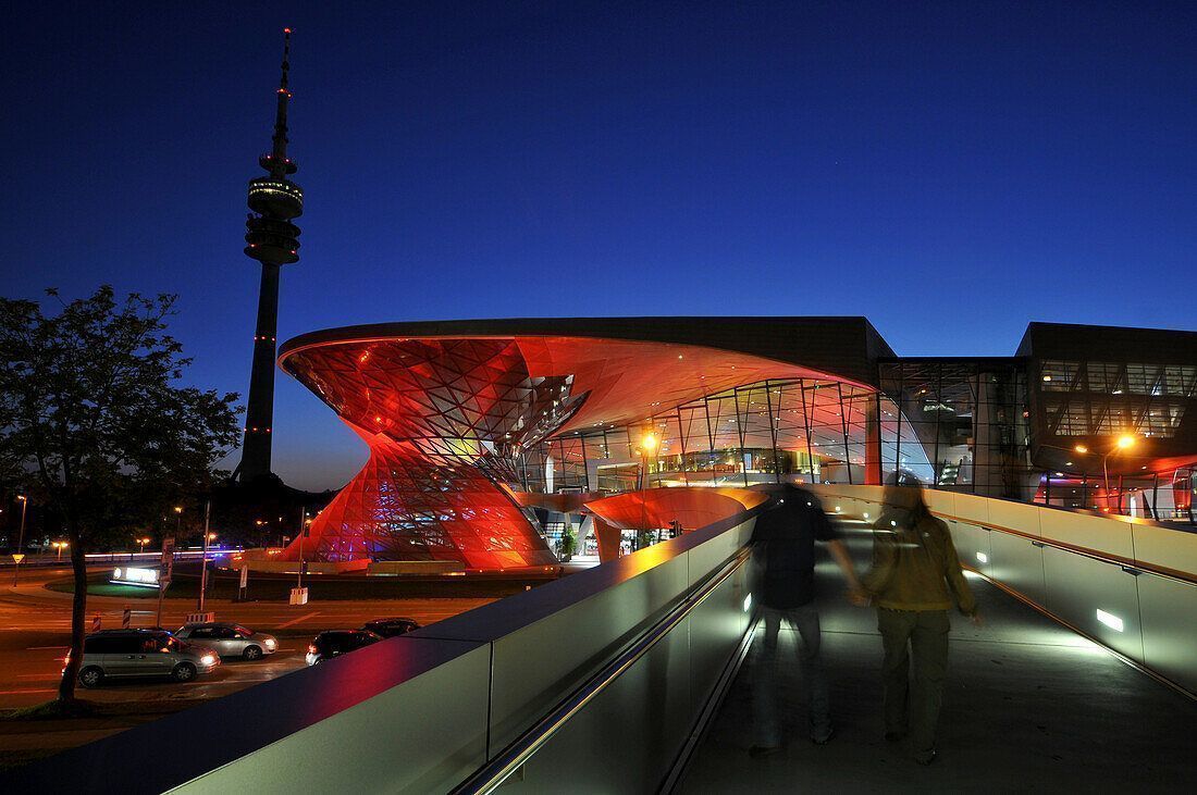 1100x731 BMW World And Olympia Tower At