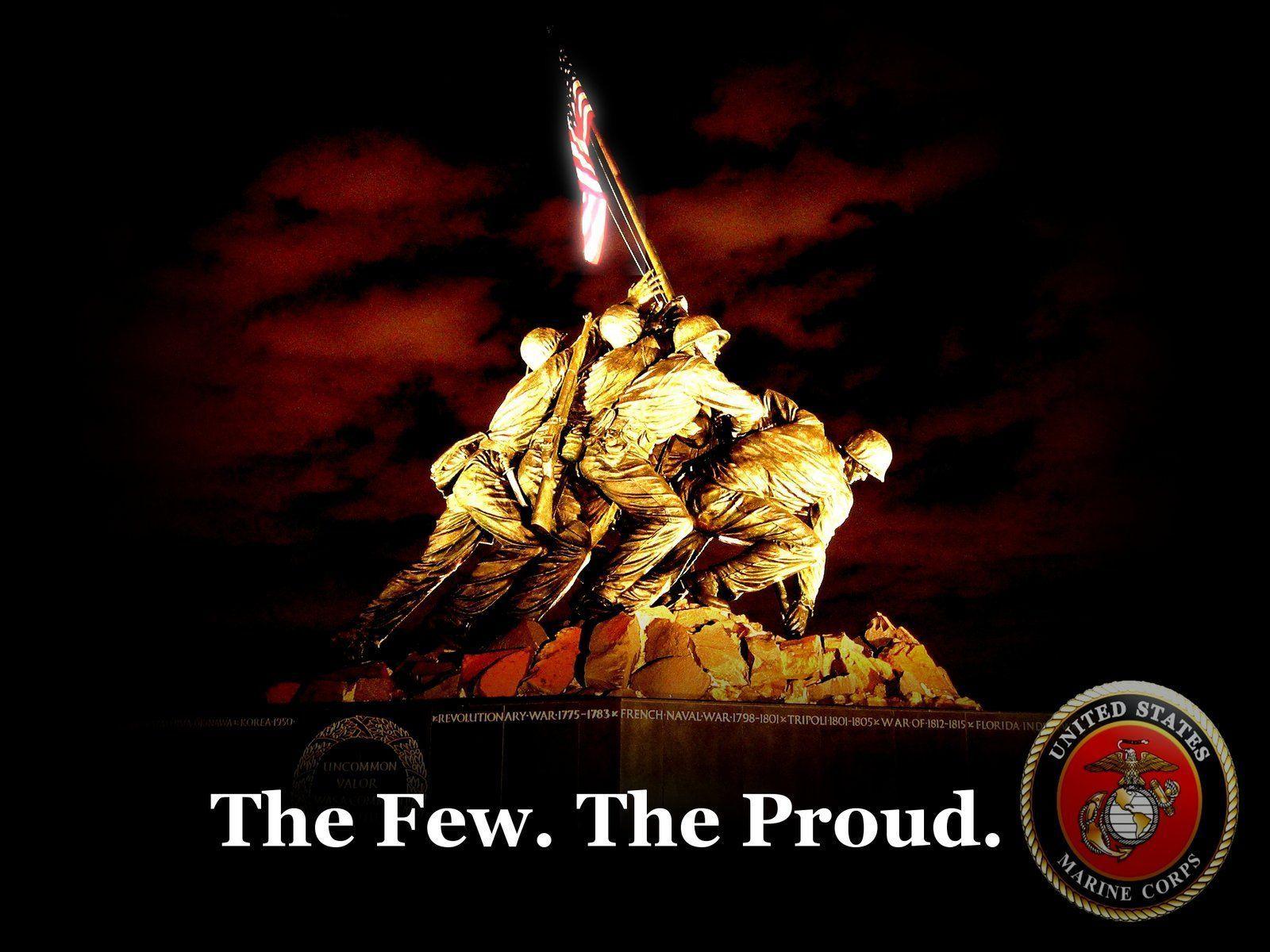 1600x1200 USMC Logo Wallpaper