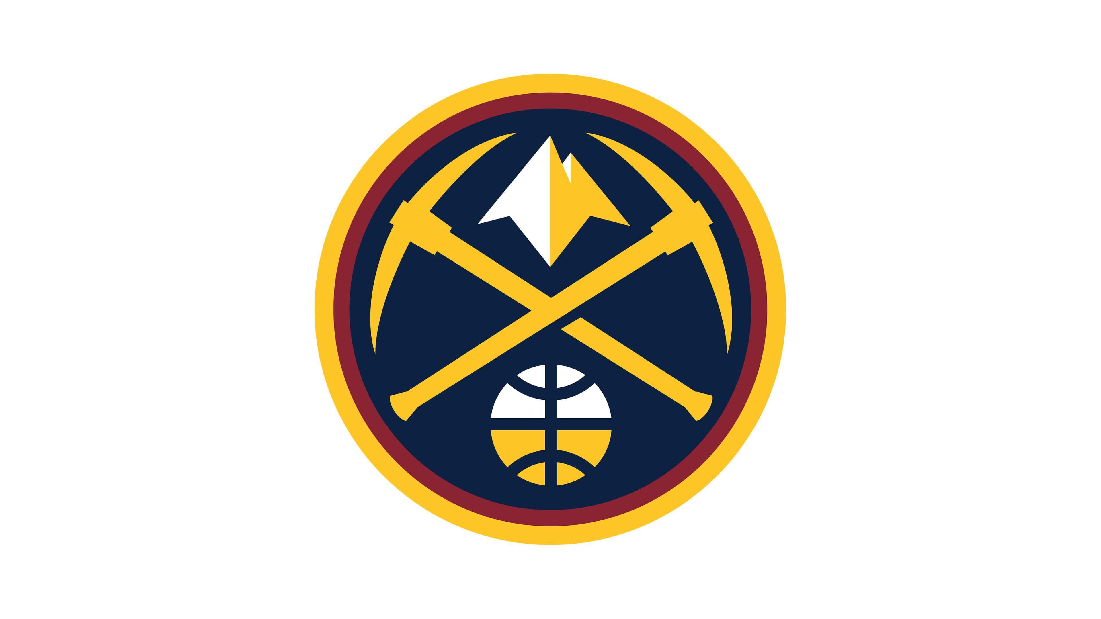 3840x2160 Denver Nuggets NBA Logo UHD 4K Wallpaper